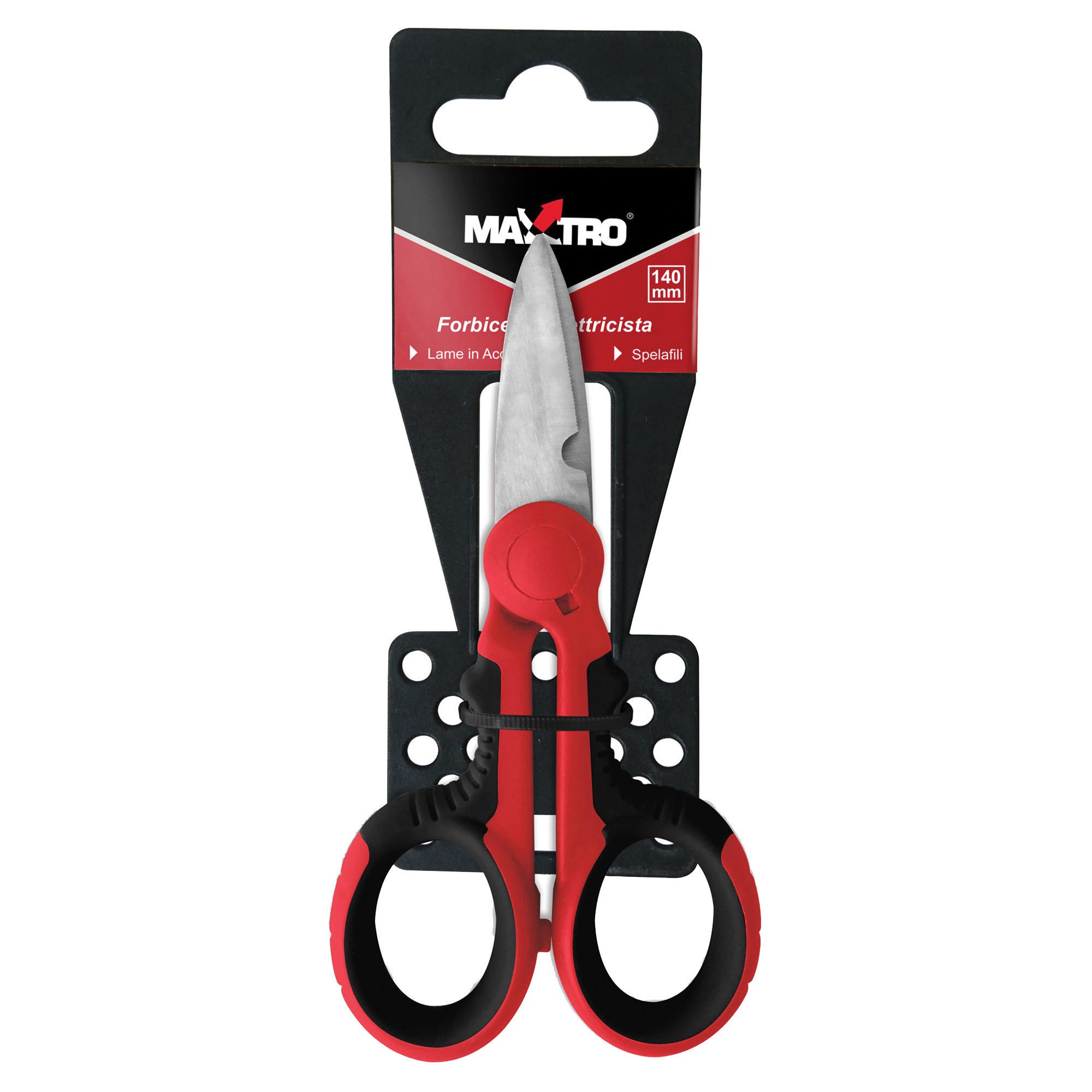 Forbici Per Elettricista Isolate 140mm - Lame Micro Dentate, Impugnatura Ergonomica, Perfette Per Lavori Elettrici - Foto 3