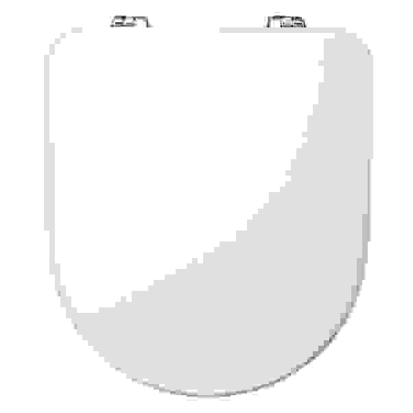 Copriwater Dolomite Fleo In MDF - Bianco Con Cerniere Ottone, Made In Italy - Foto 8