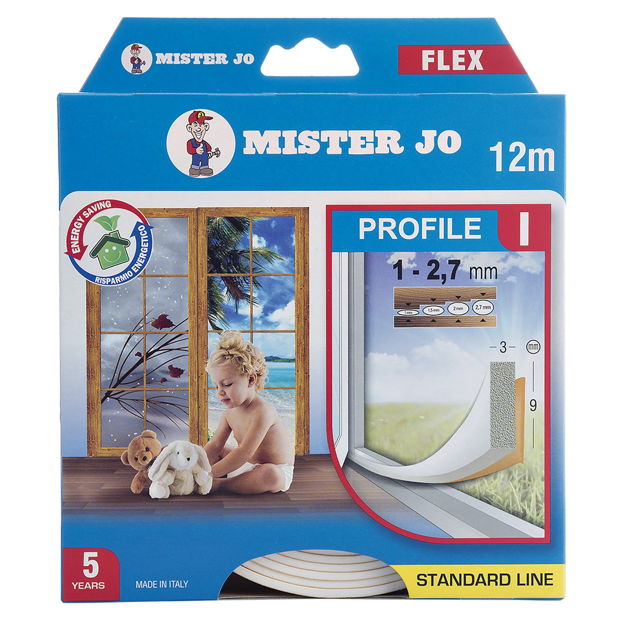 Nastro Biadesivo Forte In Feltro - 2 Rotoli 8m X 2cm, Bianco, Per Interni Ed Esterni - Foto 10
