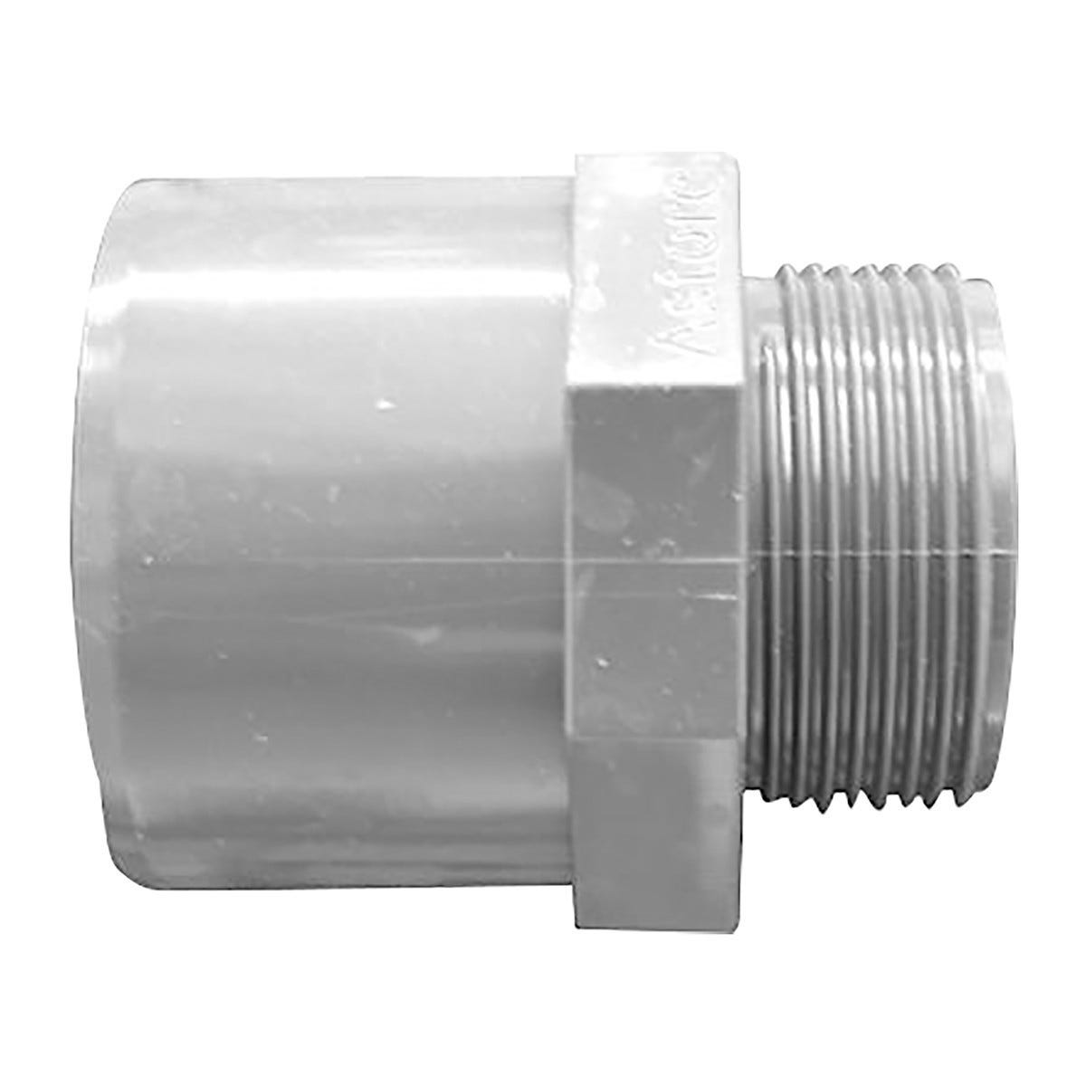 sourcing map PVC Riduttore accoppiamento mozzo da mozzo tubo raccordo adattatore connettore parte