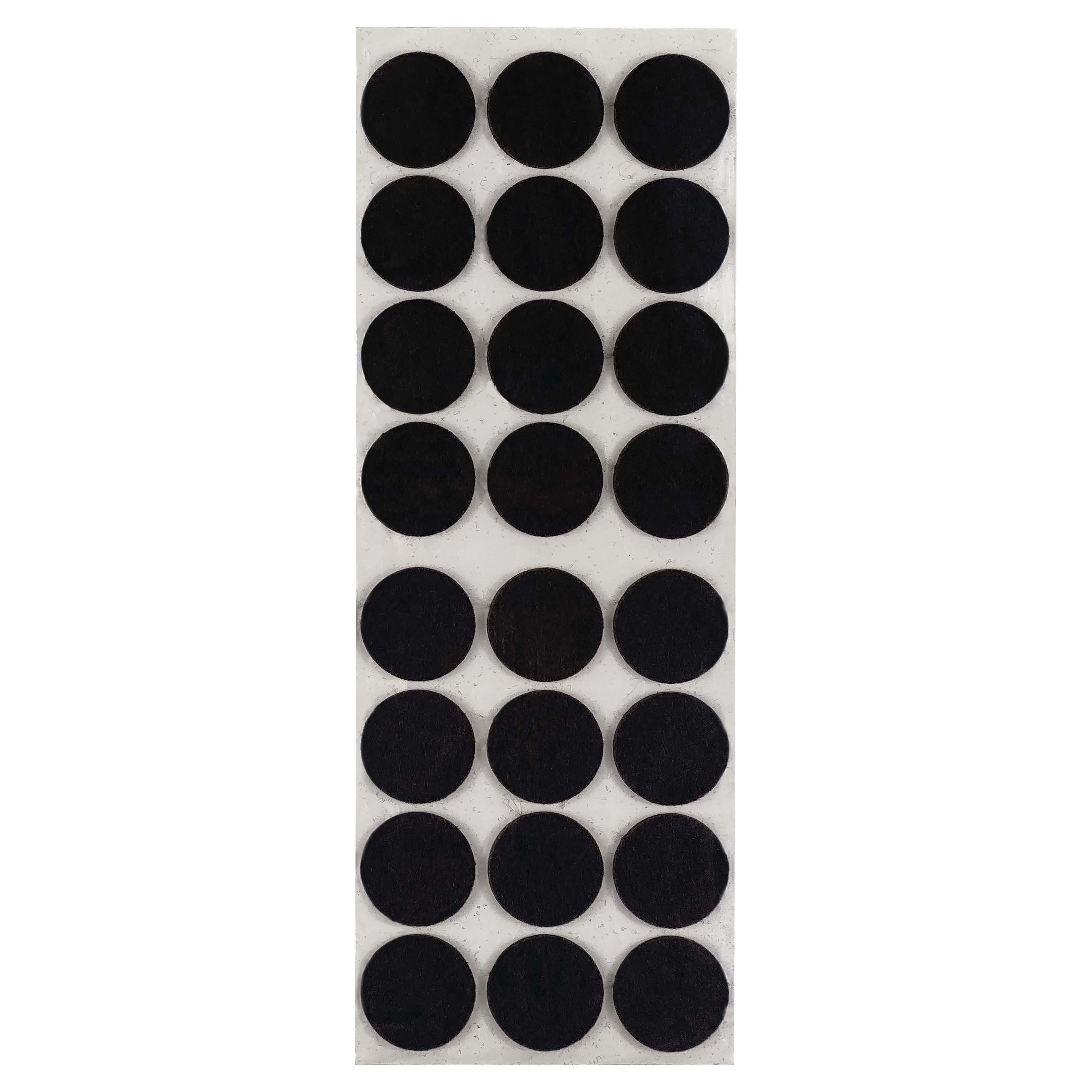 96 Feltrini Autoadesivi Marroni Per Mobili - 1 Pollice (2,54 Cm) - Antigraffio E Antirumore Per Sedie E Tavoli - 2