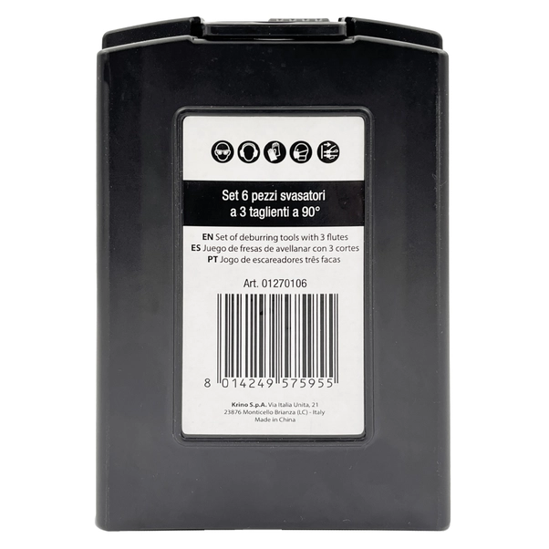 SET SVASATORI IN HSS TIAIN 6,3-25 MM 90 GRADI EXACT 5 PZ | Paride - Foto 8