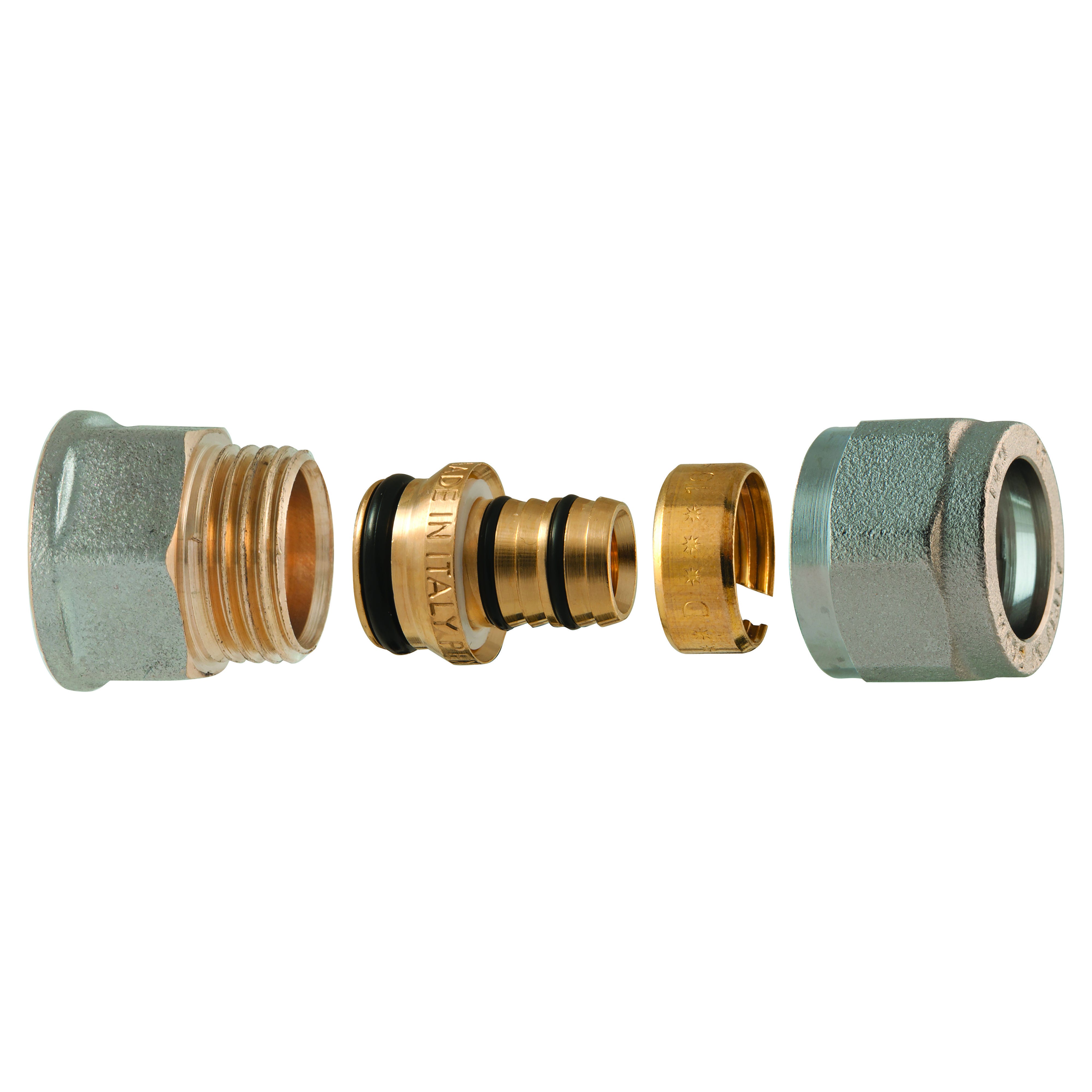 RACCORDO DIRITTO M IN BZ A SALDARE TUBO CU Diametro 15 X 1/2" - 4243B - Foto 7