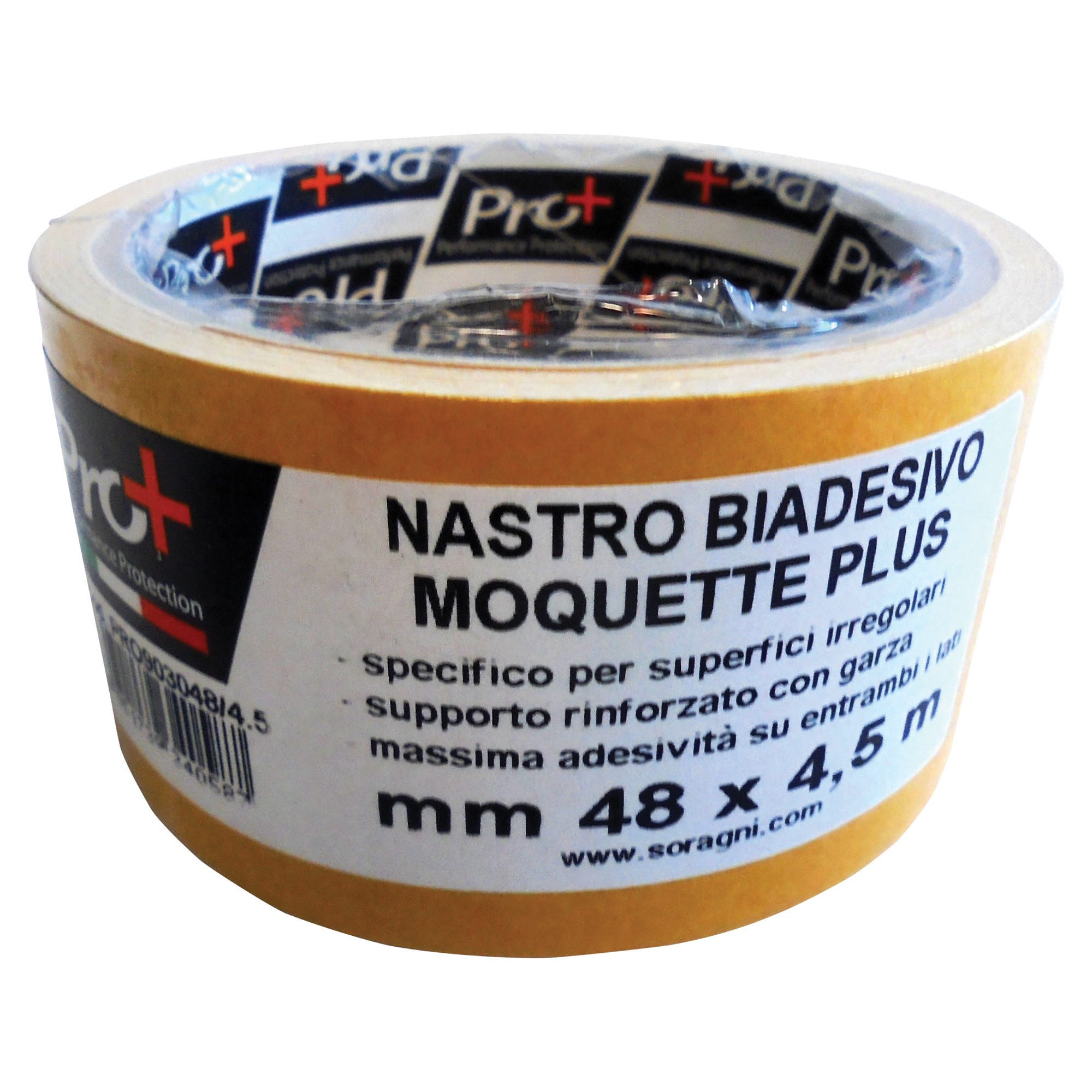 Nastro biadesivo universale 20 mm trasparente 50 metri