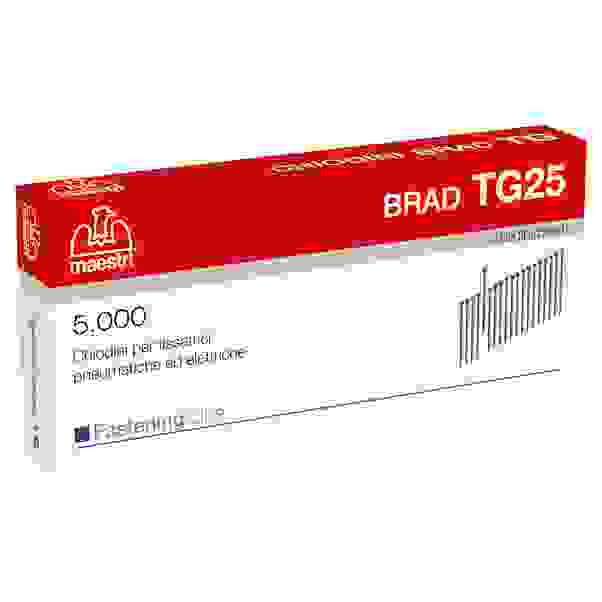 5000 CHIODI MAESTRI 25x2 mm CON TESTA A AX TG25