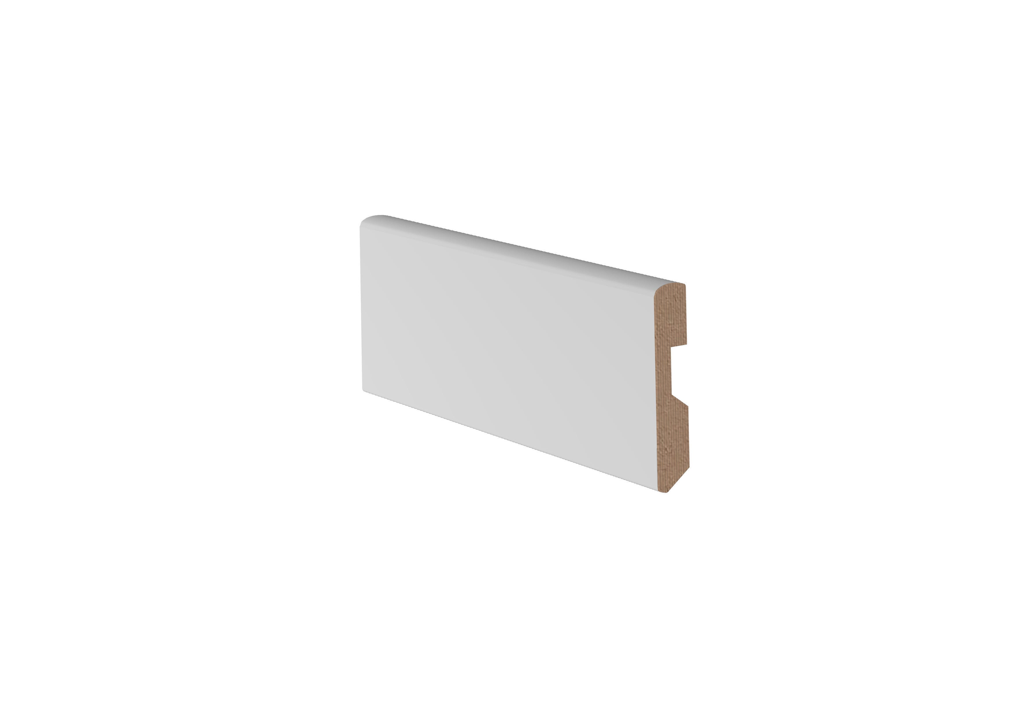BATTISCOPA IN MDF BIANCO 2280x70 mm (LxH) SP 14 mm | Tecnomat