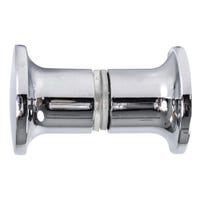 Pomoli In Acciaio Cromato Per Porta Doccia FOCCTS - 2 Pezzi Con Design Antiscivolo E Facile Installazione - Foto 5