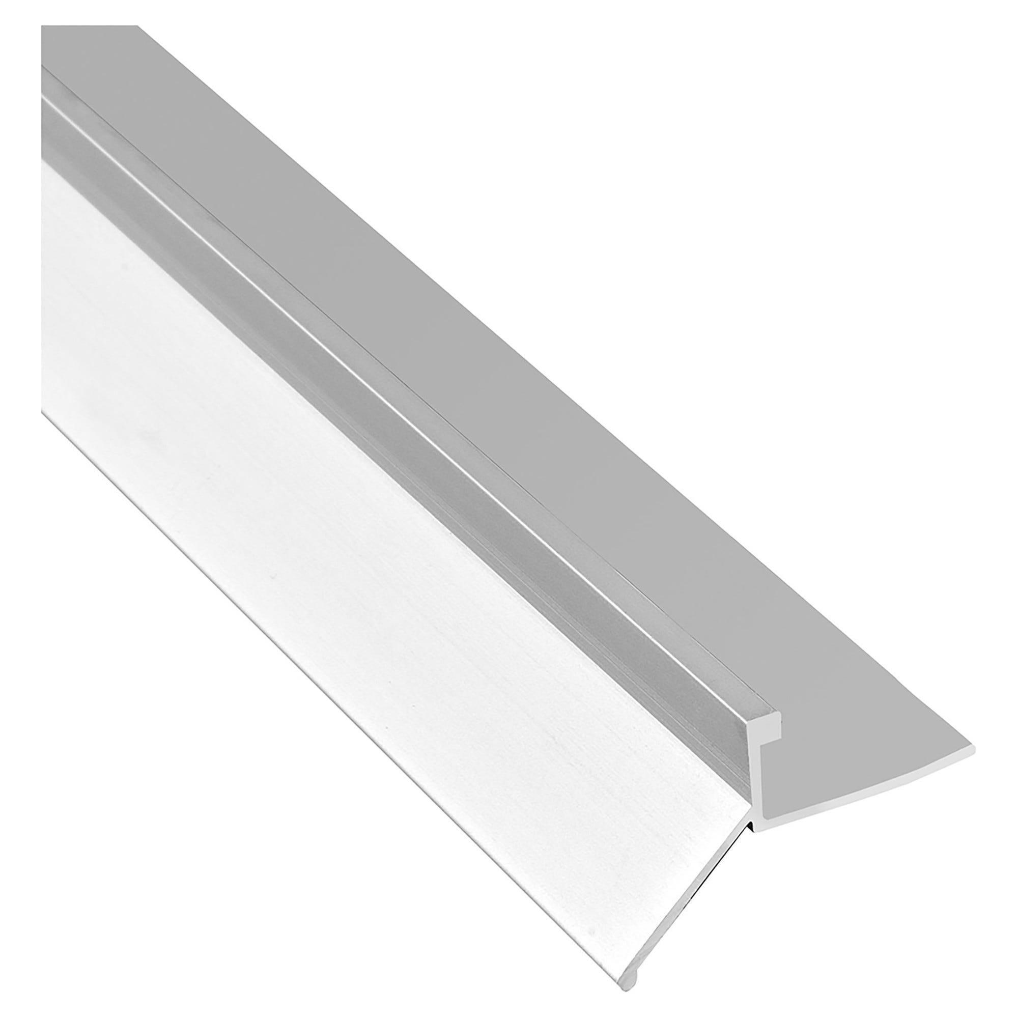 Profilo A T In Alluminio Anodizzato Argento - 1000x20x20 Mm Per Fai Da Te E Professionisti - Foto 4