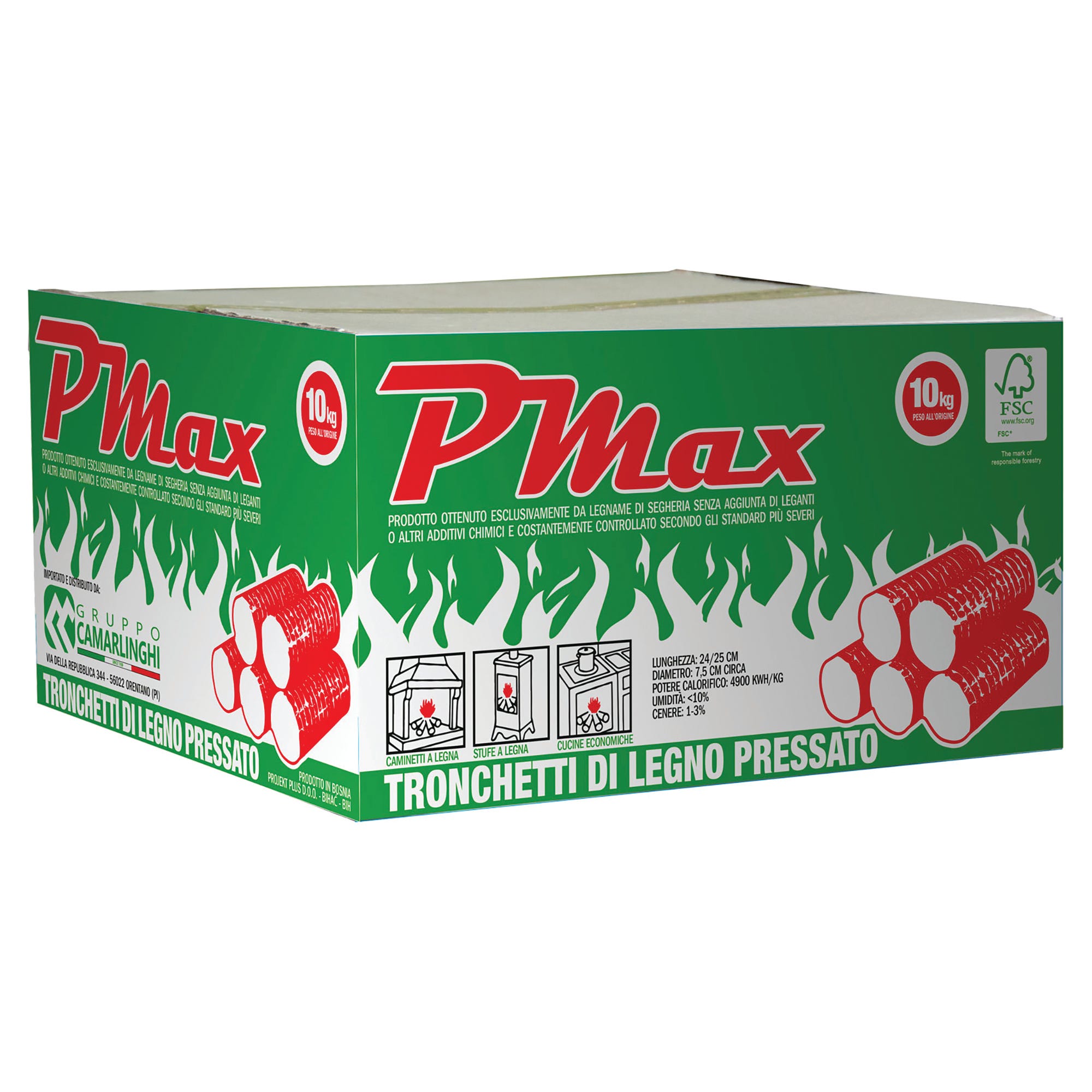 TRONCHETTI IN SCATOLA 10 kg 100% FAGGIO