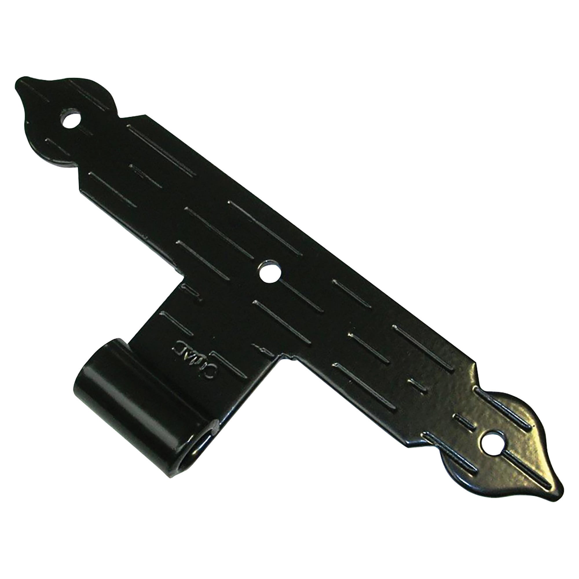 BANDELLA A T OCCHIO LATERALE 20 cm Ø 12 mm CATAFORESI VERNICIATO NERO ...