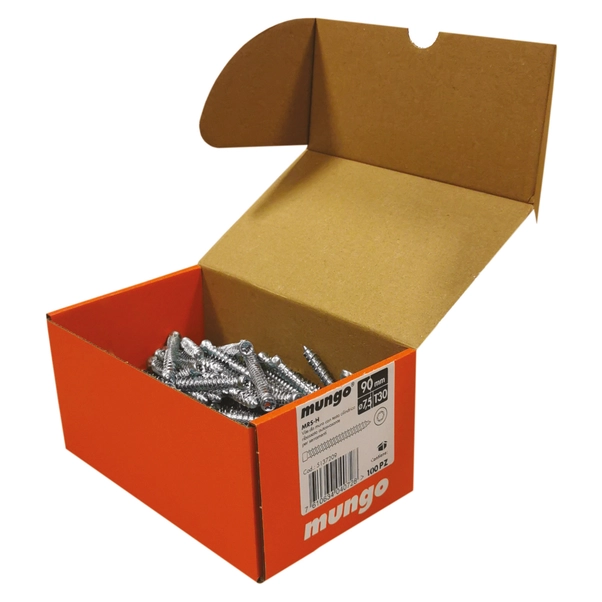 Viti per Calcestruzzo Zincate Bianche TC TX 7,5x120 mm conf. 100 pz Viti per Calcestruzzo Zincate Bianche TC TX 7,5x120 mm conf. 100 pz