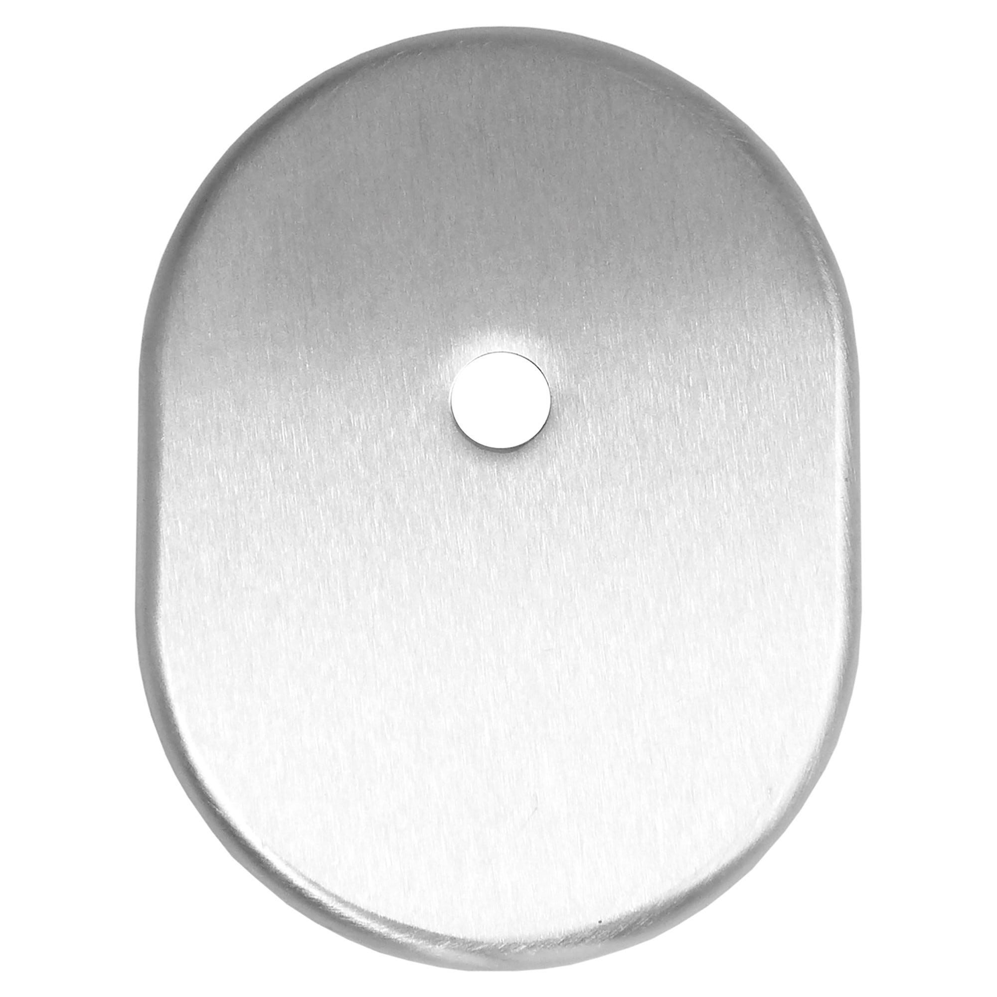 Mostrina Alluminio Per Serratura Europea - Cromo Satinato Argento 86x62mm