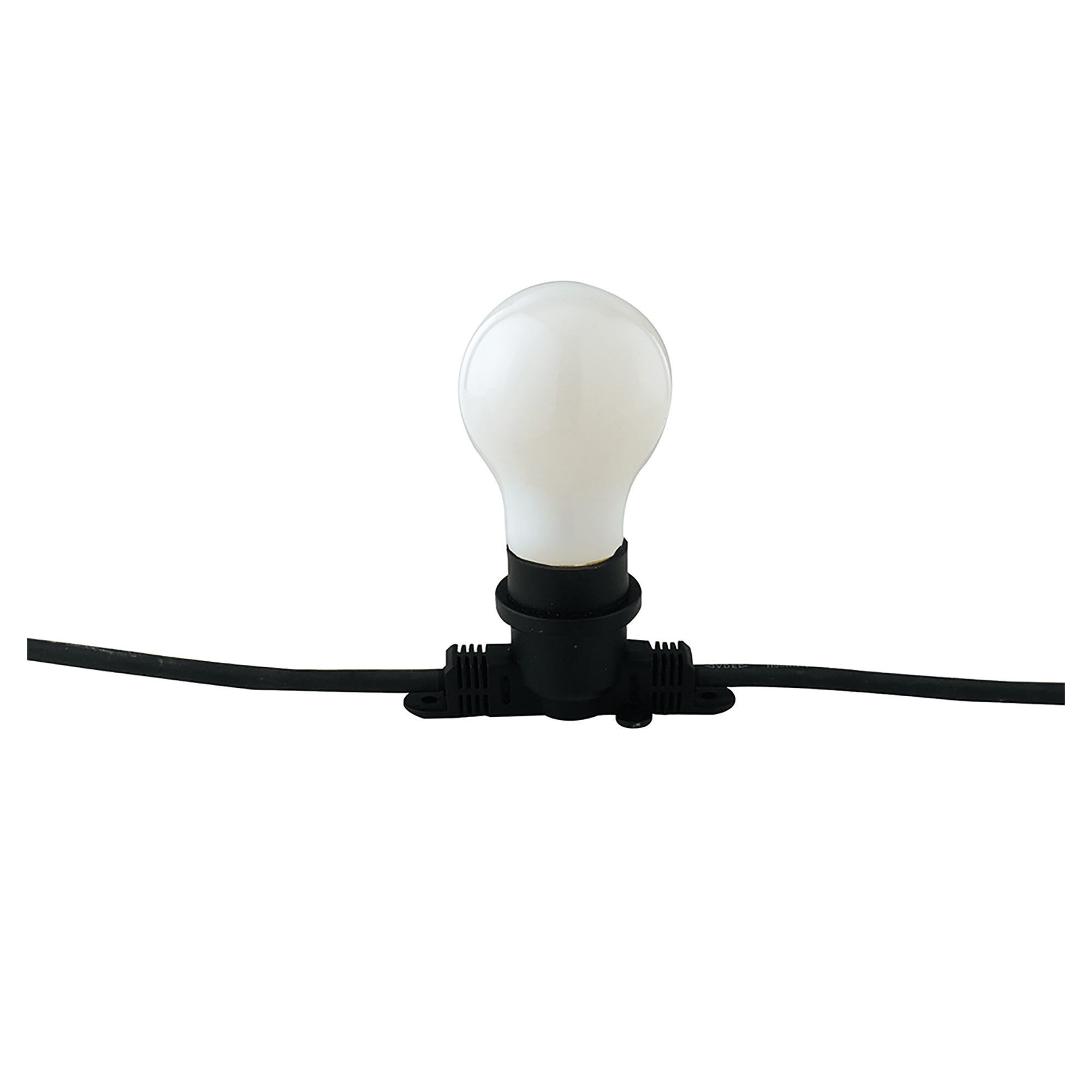 Catena Luminosa Esterno 100 LED 10m - Luci Natalizie IP44 Con Effetto Fissa E Intermittente