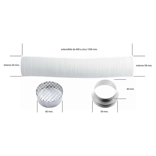 Pellet Per Stufa Kit Aspirazione Stufa A Pellet - Tubo Flessibile - Foto 7