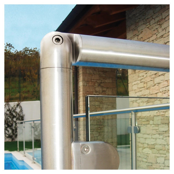 Sellon24® Connettore A Croce Per Ringhiera In Acciaio Inox, 42,4 X 2,0 Mm (Giunto A0302-242 - Foto 4