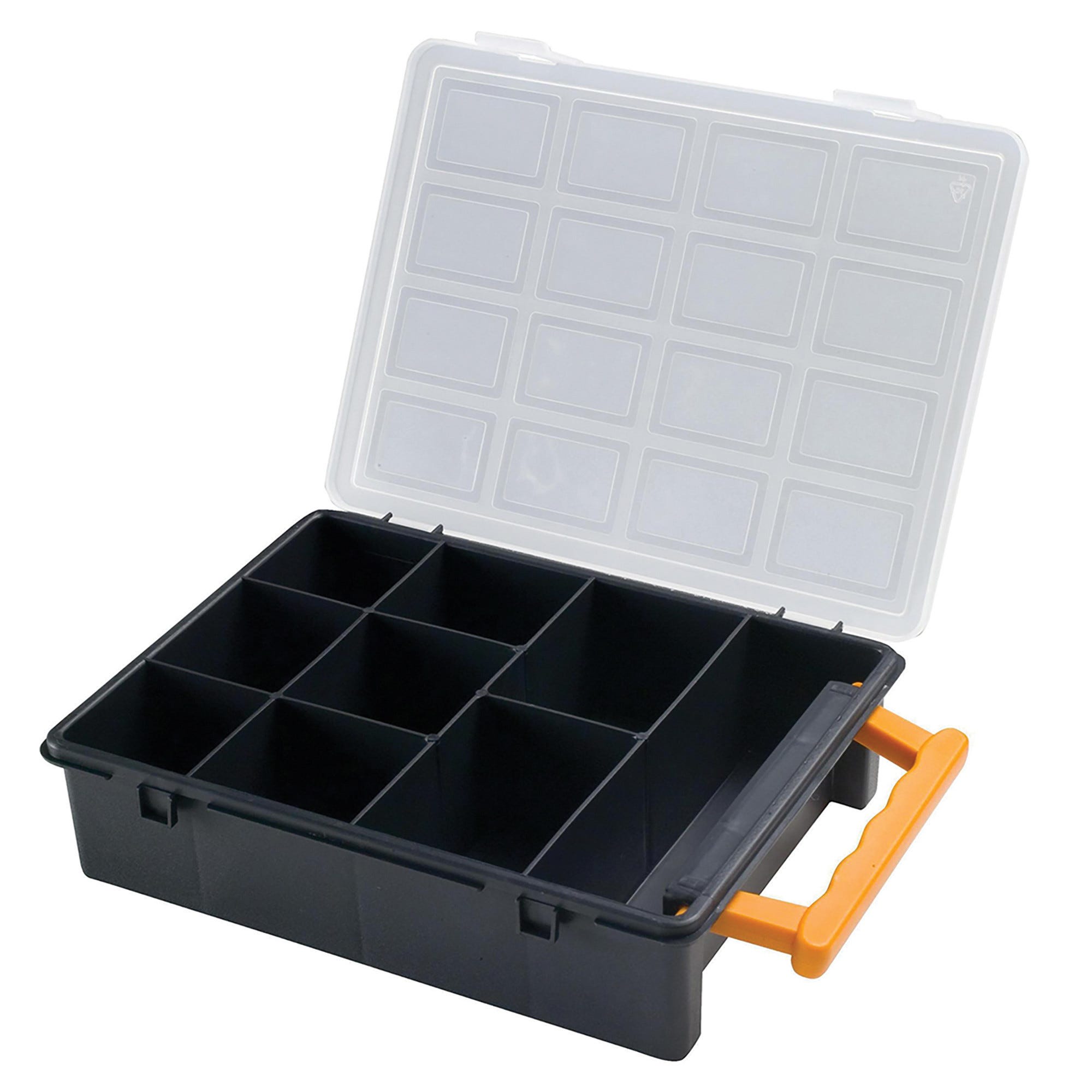 Portaposate Elegante Con 3 Scomparti – Contenitore Per Posate In Metallo E Legno Di Acacia, Staccabile, Manico Portatile Per Feste E Uso Quotidiano - 3