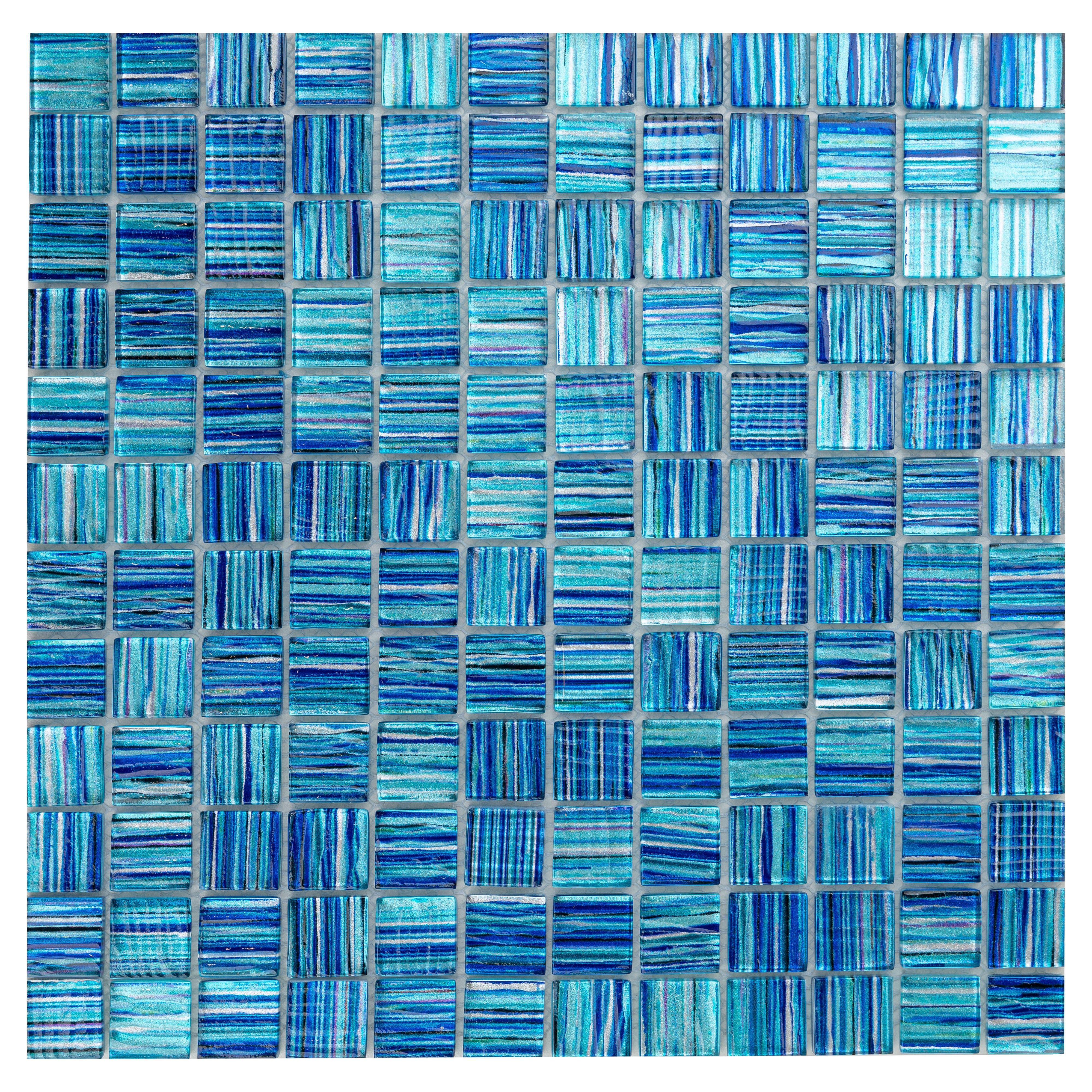 Mosaico Di Vetro Piastrelle Trend-Vi 754 Shining 10x10 mm