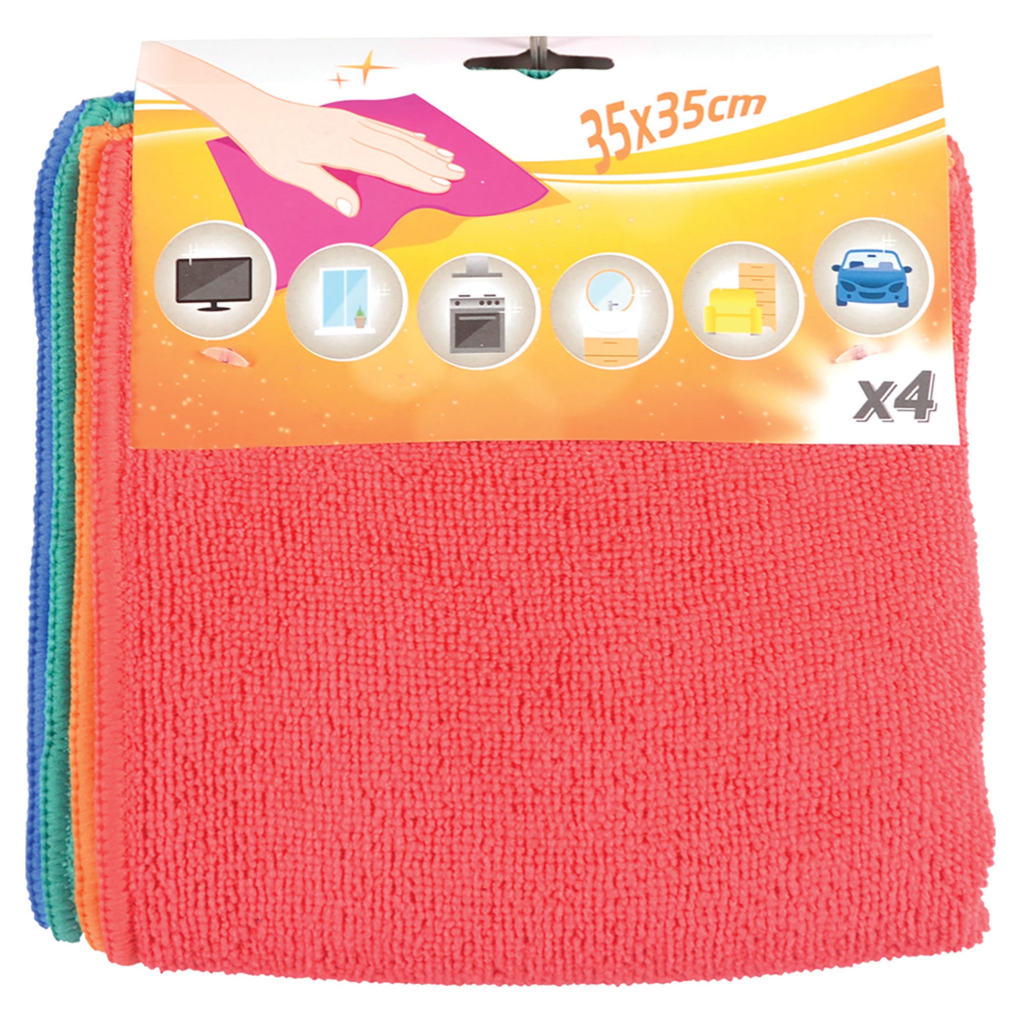 Set 2 Panni Microfibra Per Vetri Auto - 40x40 Cm, Senza Pelucchi, Per Parabrezza E Finestrini - Foto 13