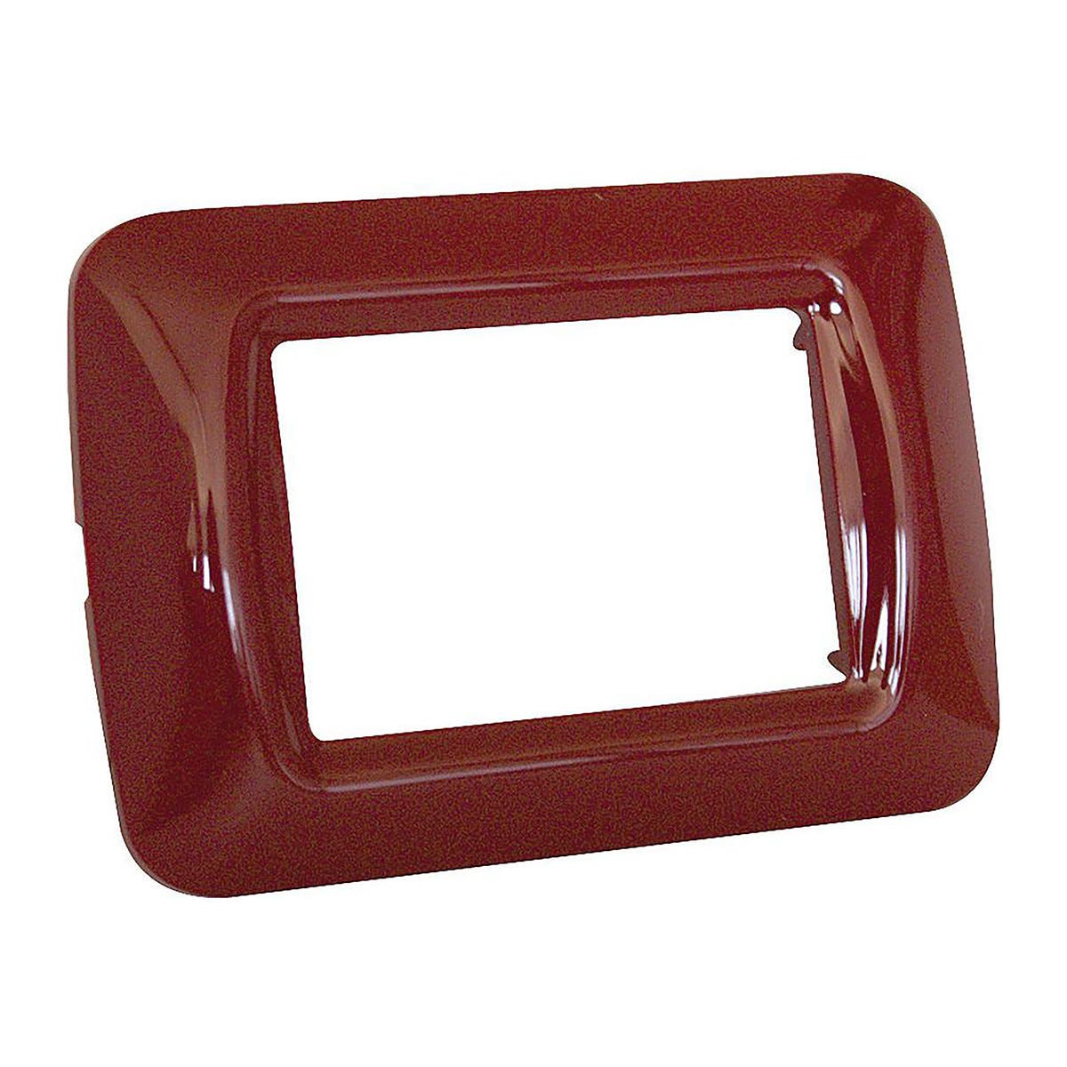 Gewiss GW32043 – 3-fach Schalterplatte In Amaranth, Hochglänzend, Für PLAYBUS-Serie