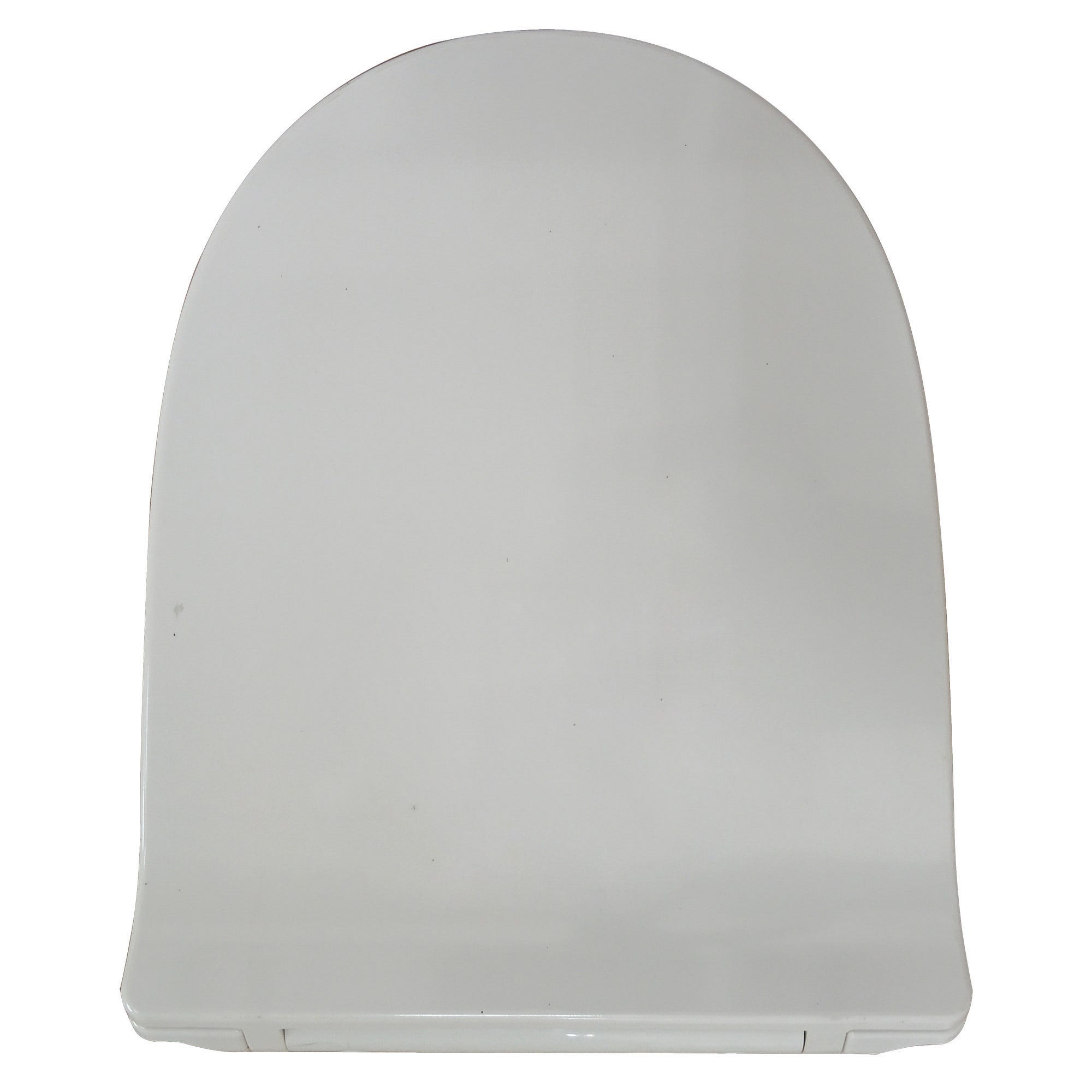 Copriwater NIC MILK In Termoindurente Bianco Con Cerniere Inox – Scegli Normale O Soft Close, Made In Italy - 2