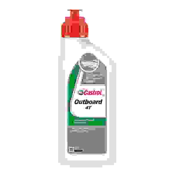 Huile Moteur Marin Hors-Bord 4 Temps Castrol Outboard 4T 10W-30 - Lot 4x1L Avec Porte-Clés Tire-Bouchon