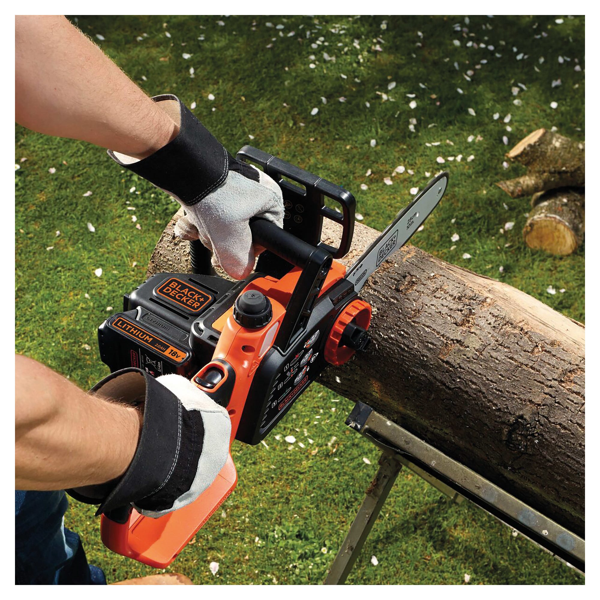 Set Di 2 Catene Per Motosega 3/8 LP 45 Maglie - Compatibili Con Ryobi, Bosch, Makita - Foto 8