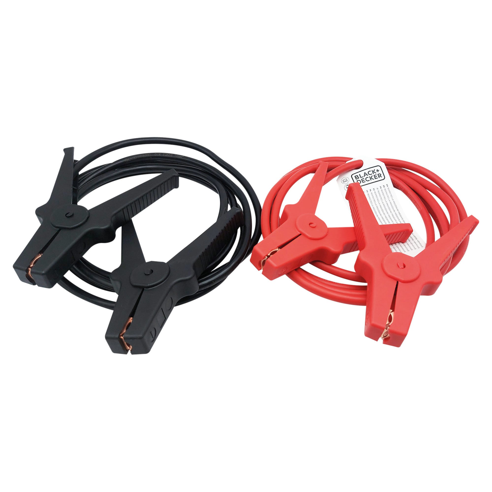CAVI BATTERIA 220 Ah BLACK&DECKER 3 m SEZIONE CAVO 16 mm RAME 0,31 mm 2 ...