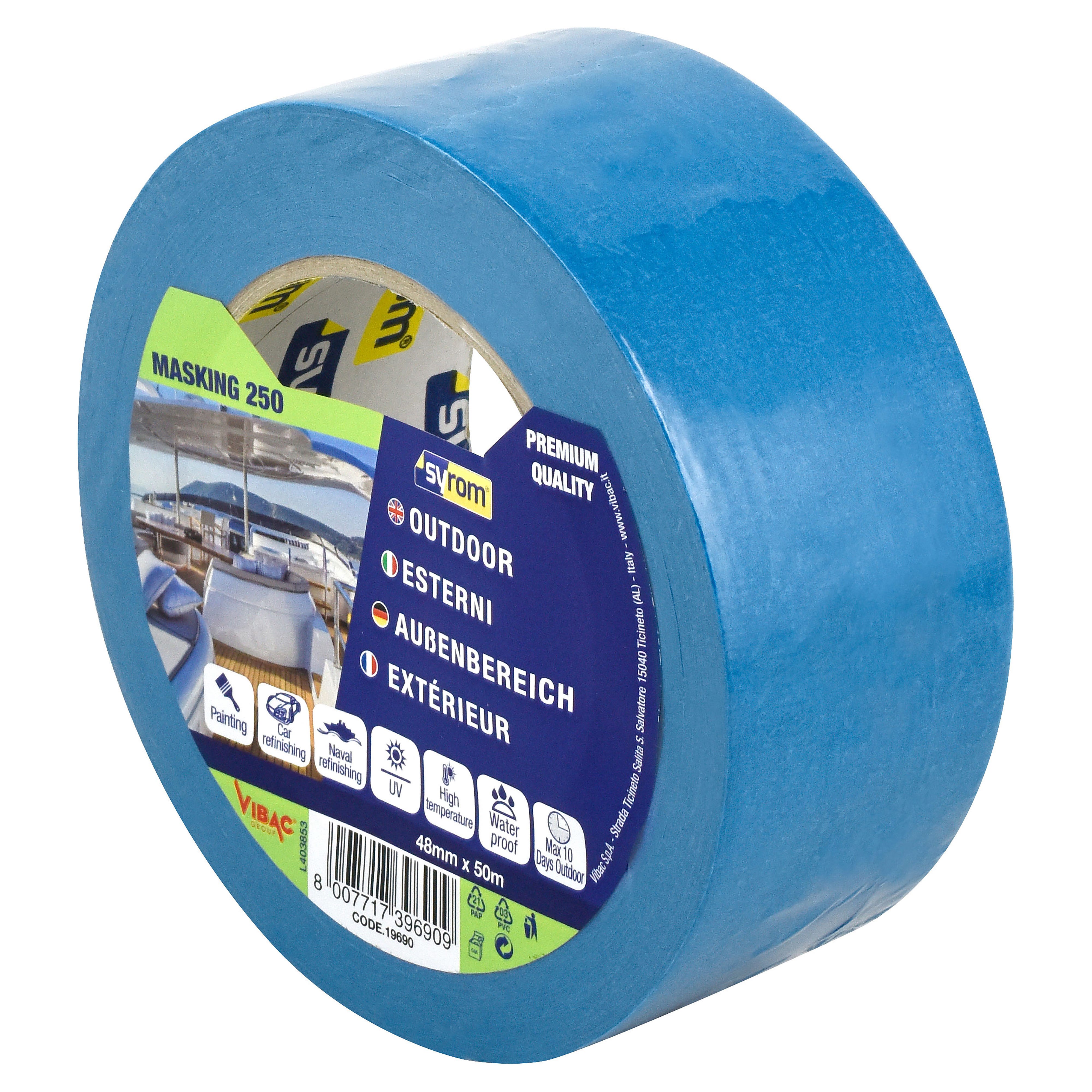 Nastro Adesivo PRECIMASK® Lilla 25mm X 25m - Per Pittura Professionale E Fai Da Te - Foto 7