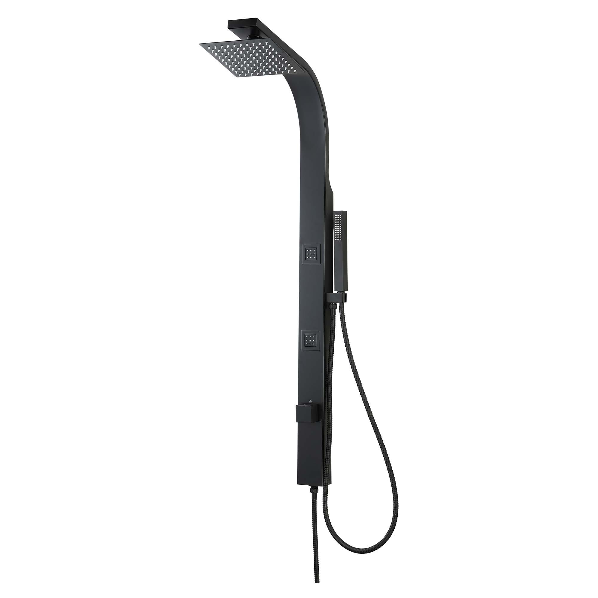 SparkPod Soffione doccia fisso, pioggia ad alta pressione, look moderno di lusso, facile installazione senza attrezzi, ricambio perfetto per il