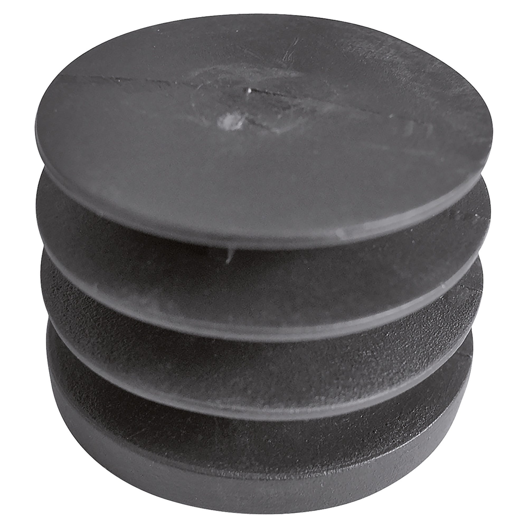 Tappi Per Tubi In Plastica Nera - 5 Pezzi Da 76 Mm, Terminali Arrotondati - Foto 6