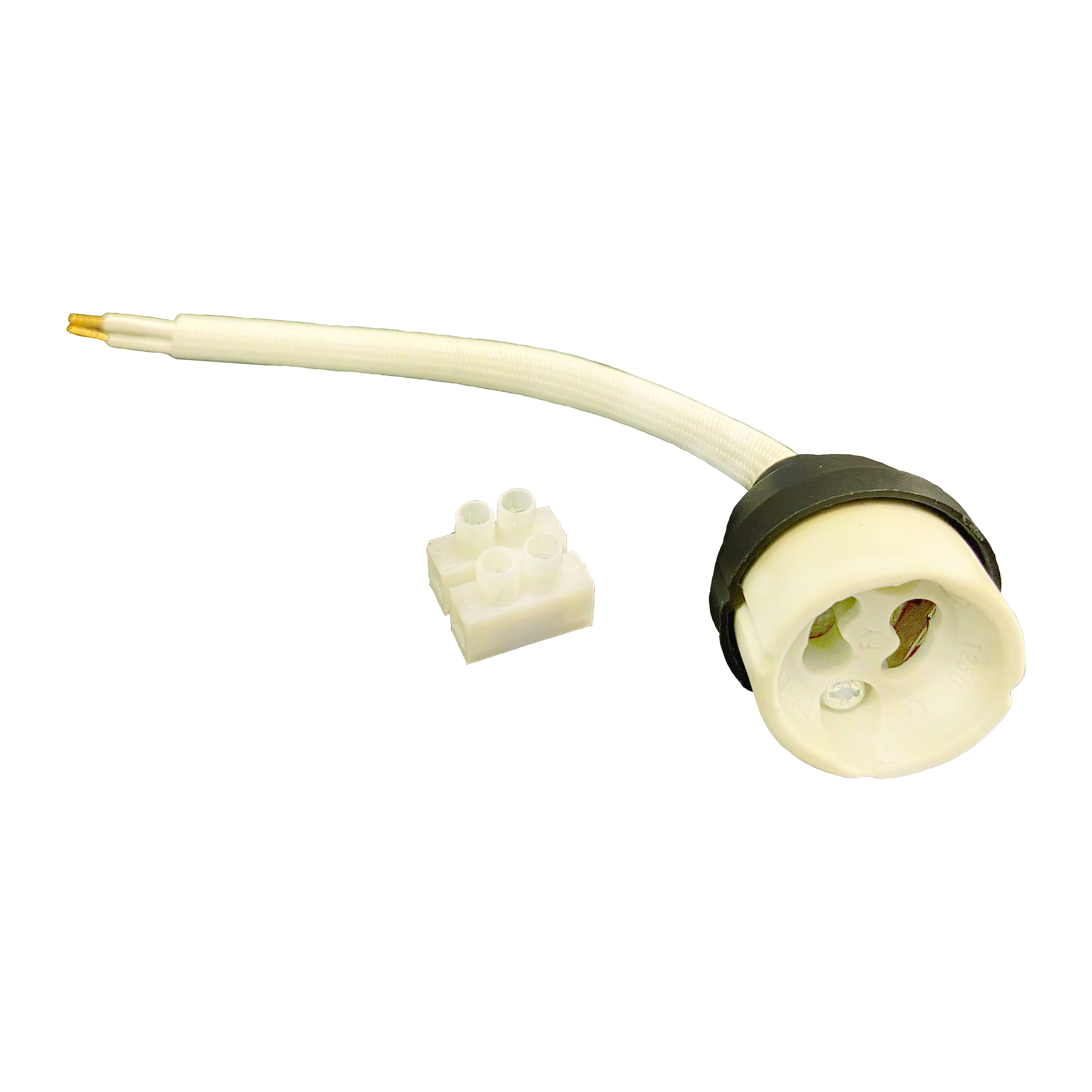 Portalampada GU5.3 Bianco 250V in Ceramica Aigostar