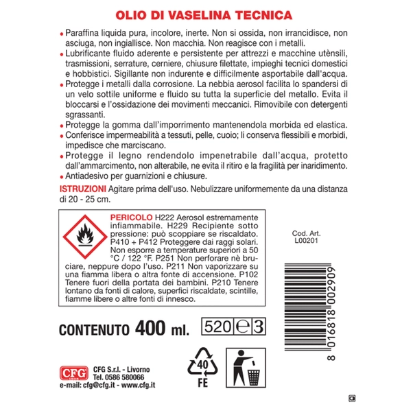Grasso di vaselina tecnica - Chimica per officina Grasso di vaselina tecnica - Chimica per officina
