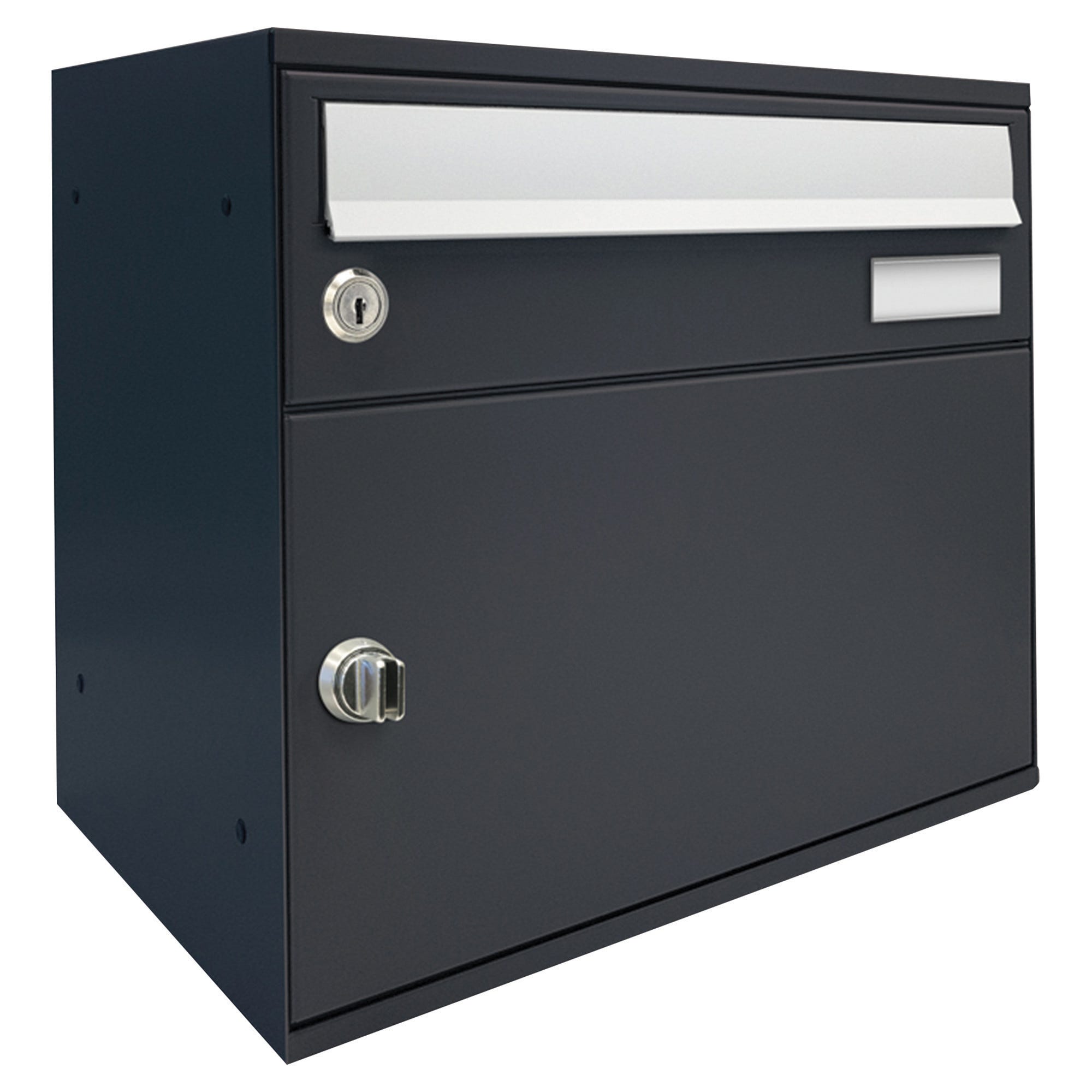 Serratura Cassetta Lettere Con Chiavi Fermaglio Brilliant Steel