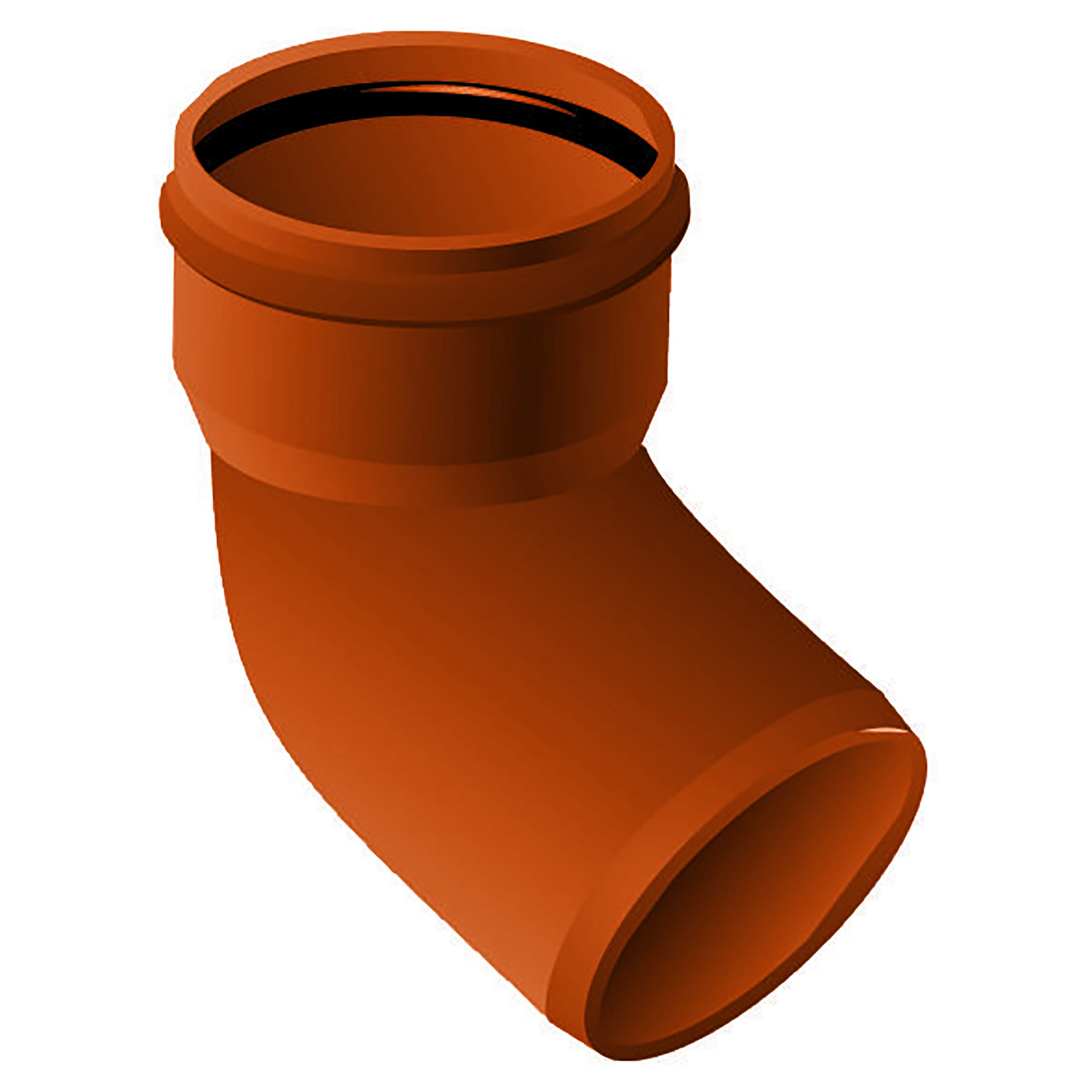 CURVA CHIUSA 87Â° PVC ROSSO PER TUBI IDRAULICI 160 Mm - Foto 6