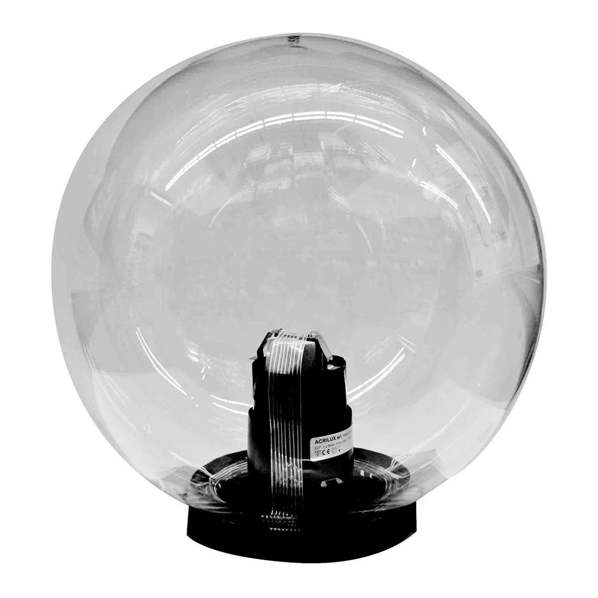 GLOBO TRASPARENTE 300 Mm CON BASE