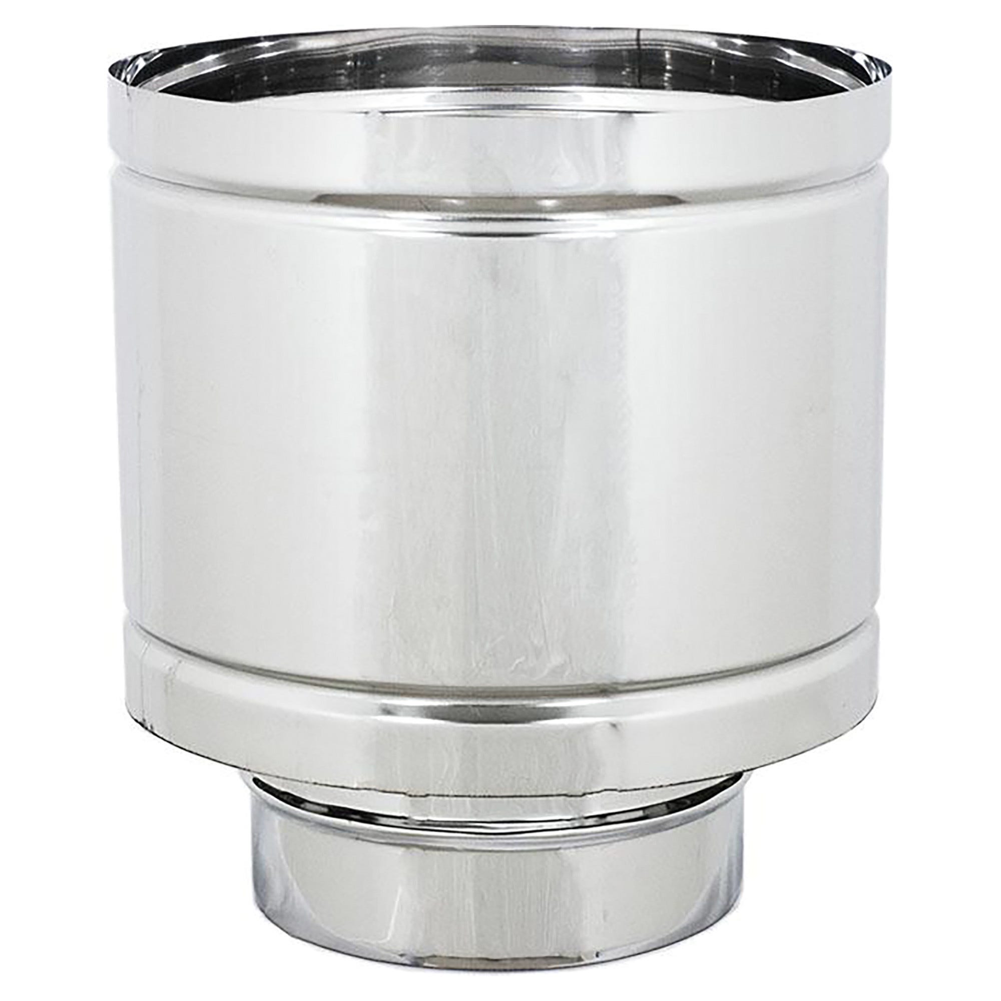 50-300mm Comignolo Antivento Antipioggia Per Camino Terminale Canna Fumaria, Copertura Abbattitore Fumi Stufa Pellet, Cappello Scarico For Esterni(150mm/5.9in - Foto 2