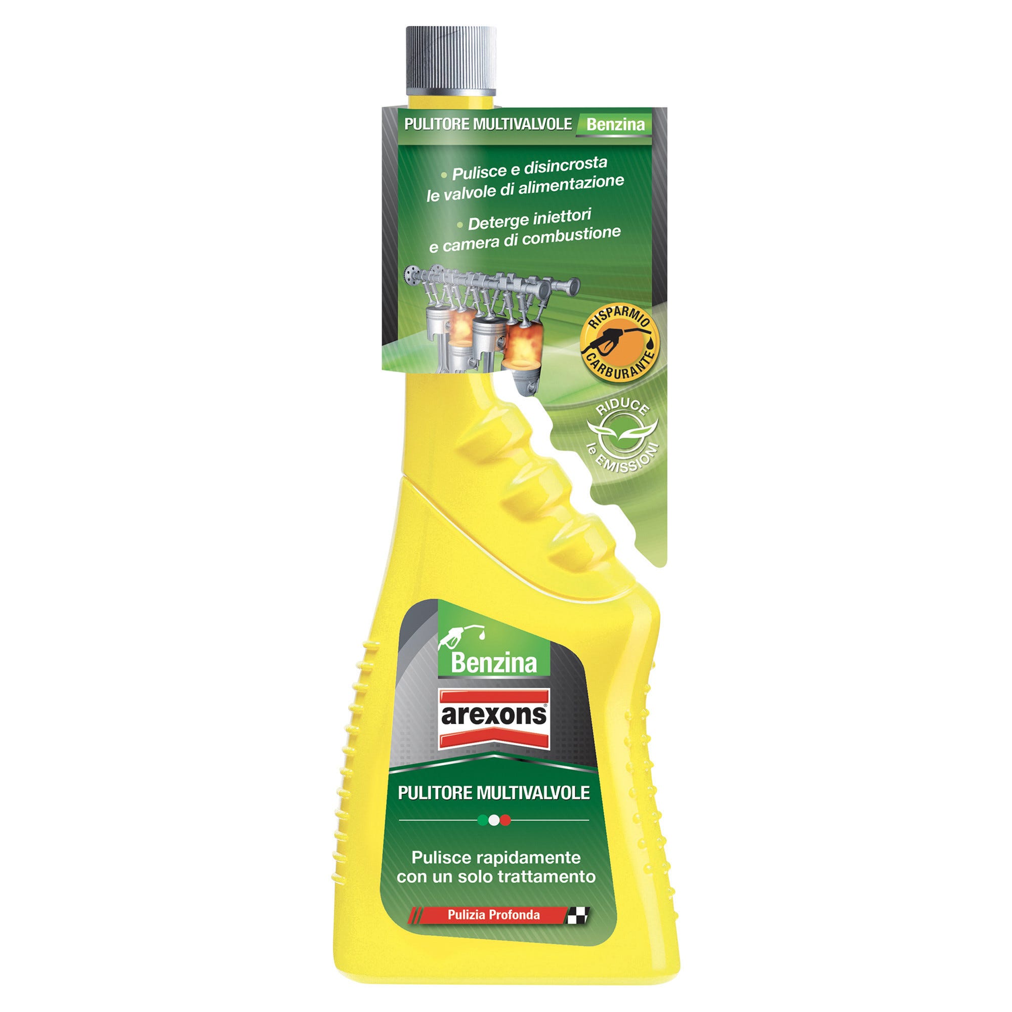 Additivo Benzina Multifunzione Arexons &ndash; Pulizia Iniettori 250ml &ndash; Prodotto In Italia
