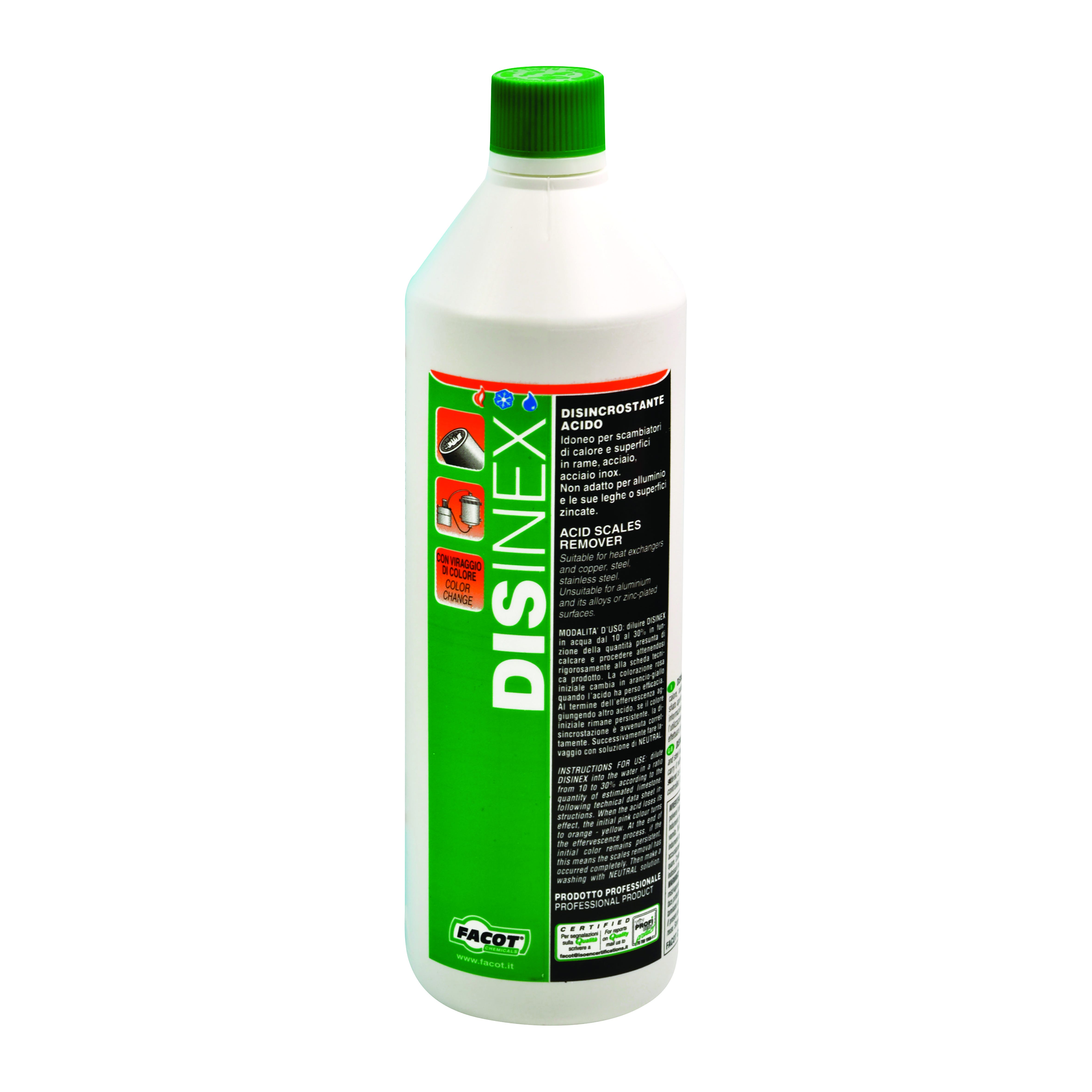 LIQUIDO ACIDO DISINCROSTANTE CONCENTRATO AQUAMAX KG.10 Per Rame E Acciaio - 7
