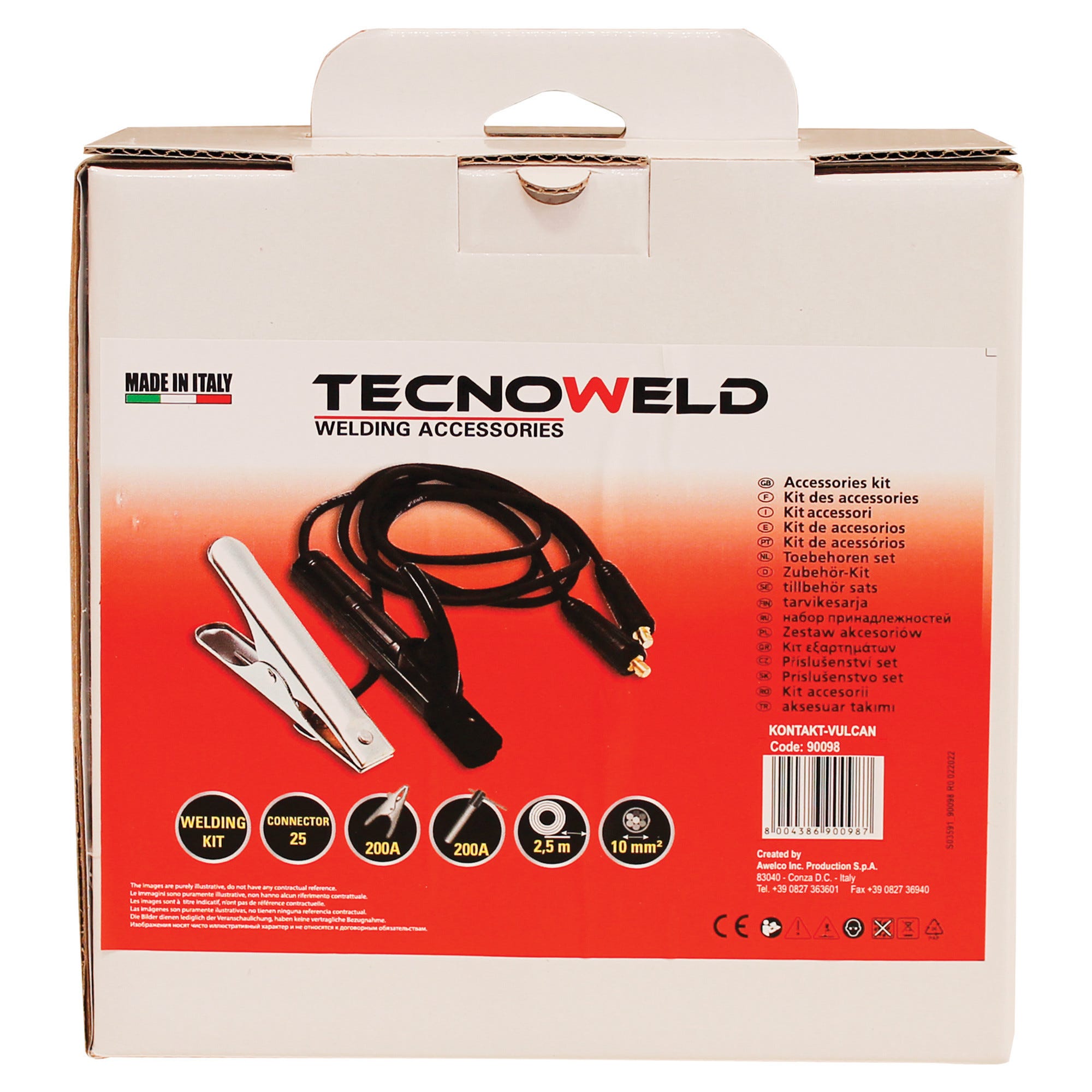 Connettori Cavo Saldatura TIG RIVERWELD - DKZ10-25 200A, 4 Pezzi, Per Macchine Saldatura E Plasma - Foto 7