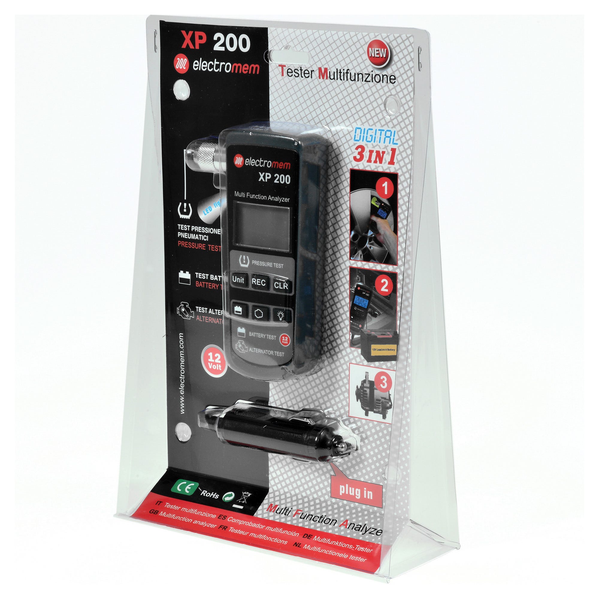 Tester Per Batterie Auto 100-2000CCA - Strumento Diagnostico 12V | Per Controllo Batteria E Alternatore - Foto 11