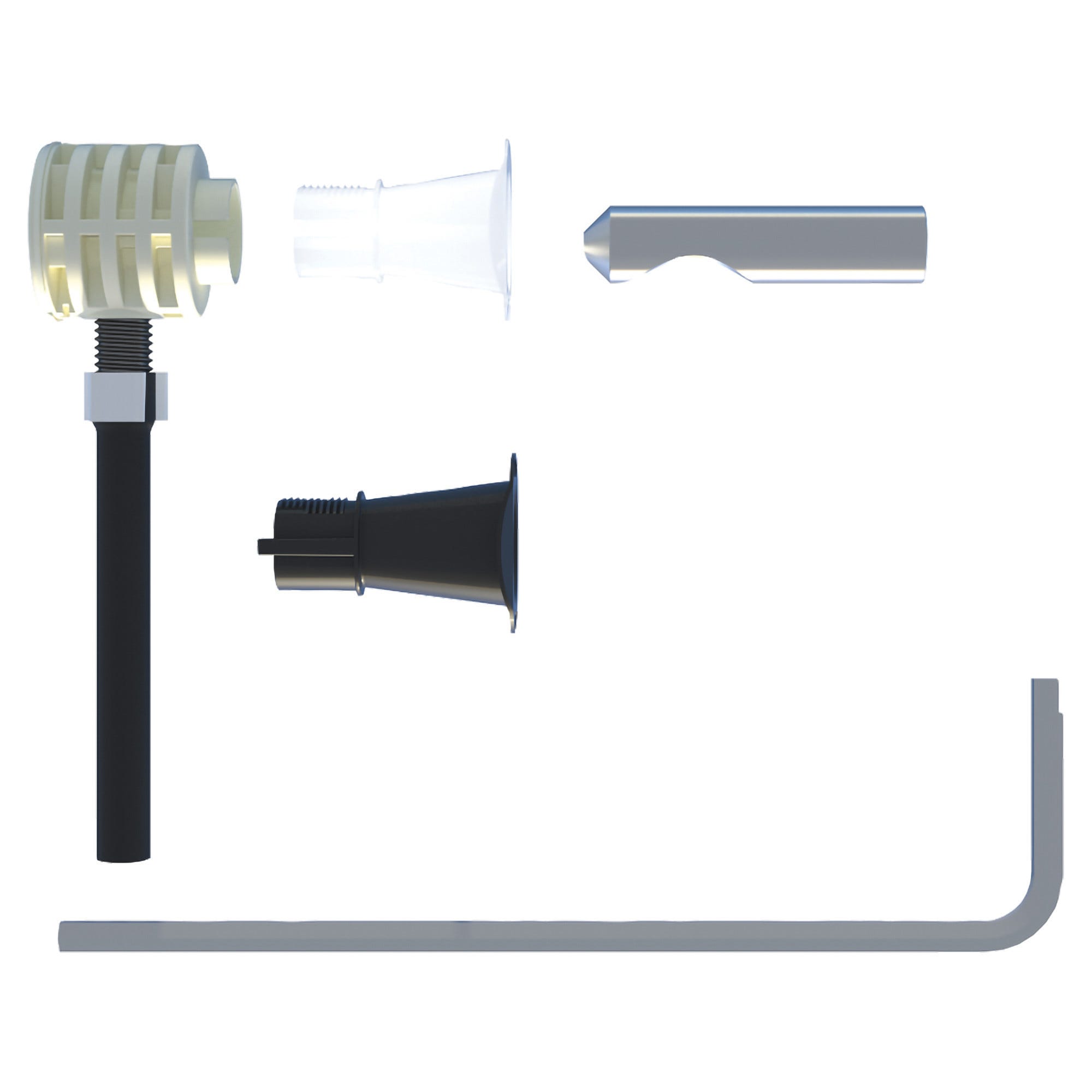 Swpeet 54Pcs - 3 Paia di Kit di Fissaggio a Rilascio Rapido Argento, Kit Universale di Clip per Paraurti in Alluminio a Rilascio Rapido per Paraurti Anteriore e Posteriore, Fissaggi per Paraurti