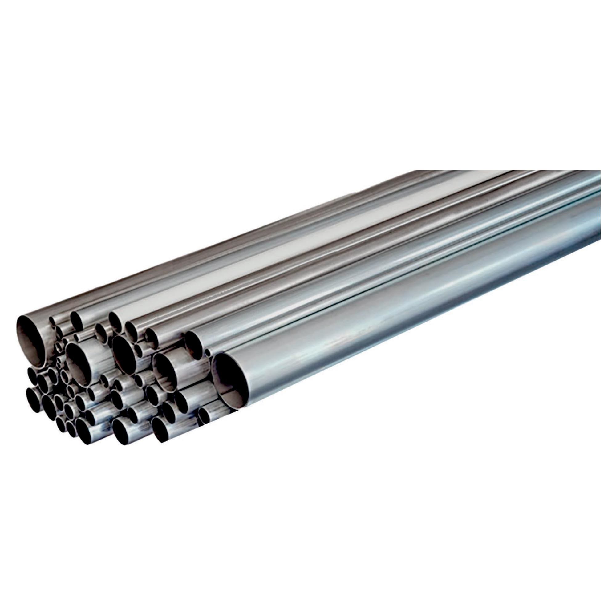 Tubo Monoparete Acciaio Inox AISI 316 Da 1 Mt - Per Stufe A Pellet, Camini, Evacuazione Fumi