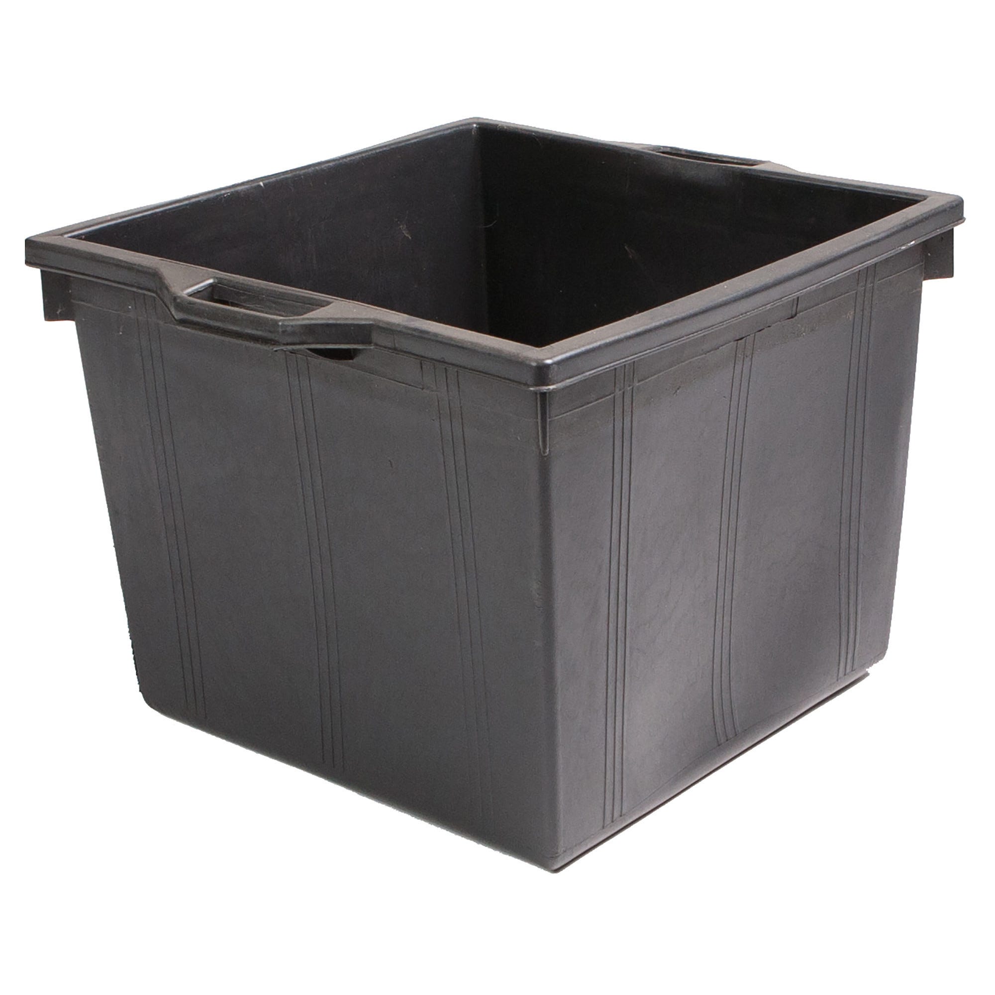 Cassa Latte Quadrata In Plastica Resistente 16 QT Nera - Foto 4