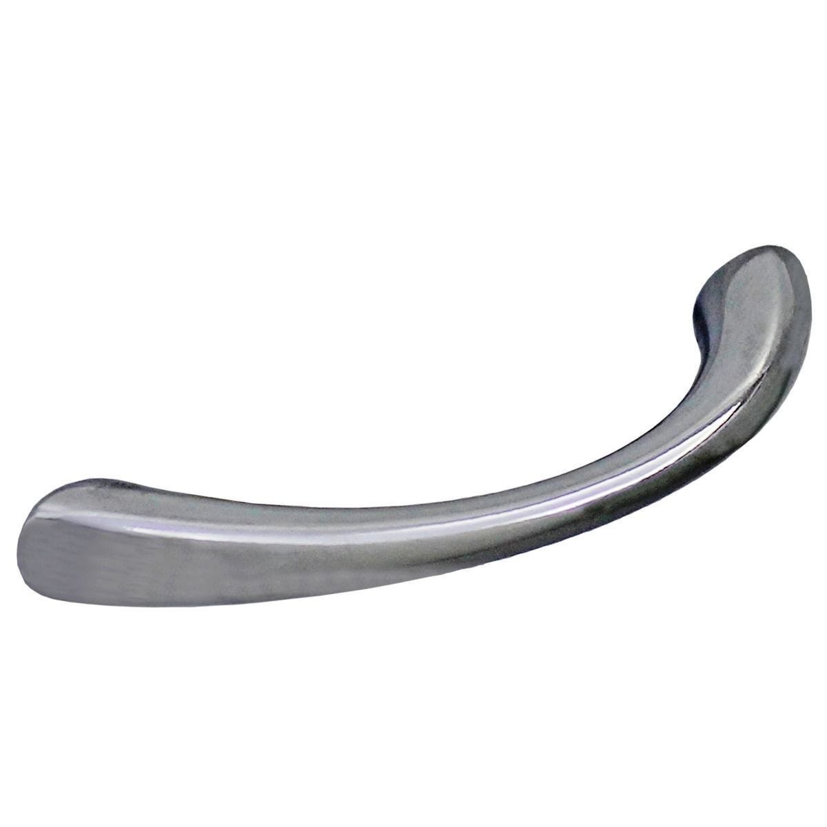 Mezza Maniglia Cromo Satinato Mod- GOCCIA Rosetta Tonda Per Porte Finestre E Cancelli Mano Dx-Sx - Foto 6