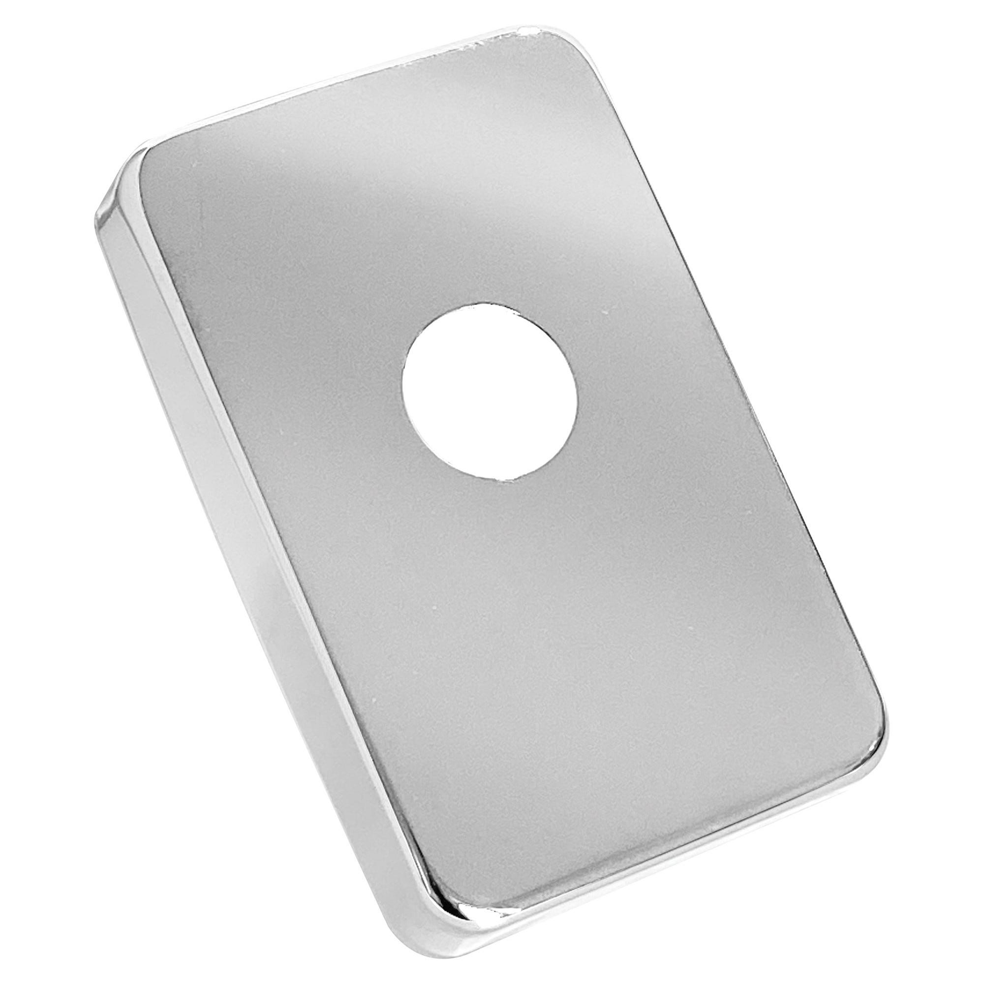 Piastra Ad Occhiello In Acciaio INOX V4A - 35x30 Mm, Portata 120 Kg, Con Girella E Anello, 5 Pezzi