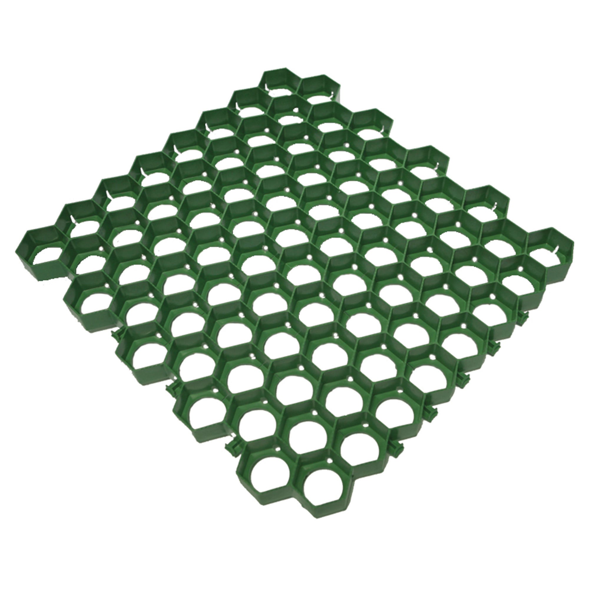 Grigliato Salvaprato WUEFFE 24 Pezzi - Piastrelle Plastica Riciclata 40x40cm Per Zone Carrabili