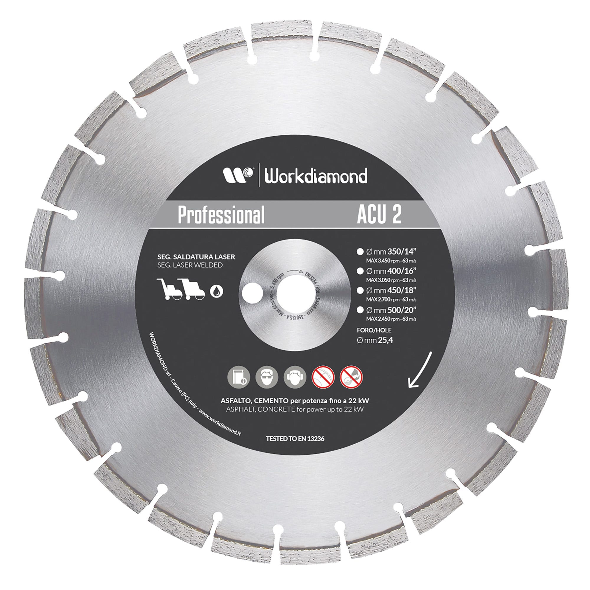 Disque Diamant Double Face 100x20x1 Mm – Lame De Coupe Uxcell Pour Meuleuse