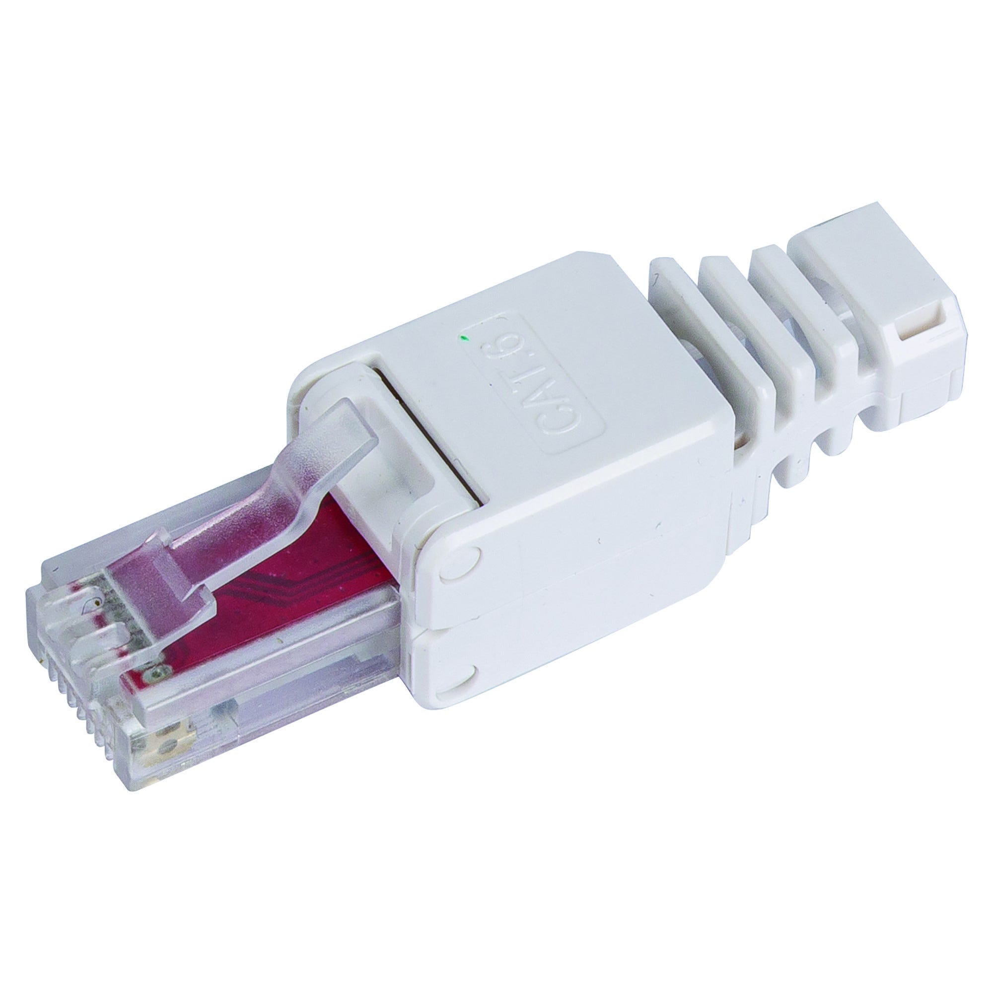 Connettori RJ45 Senza Attrezzi VCELINK - 4 Pezzi Per Cavo Ethernet CAT6, Fino A 1000 Mbps