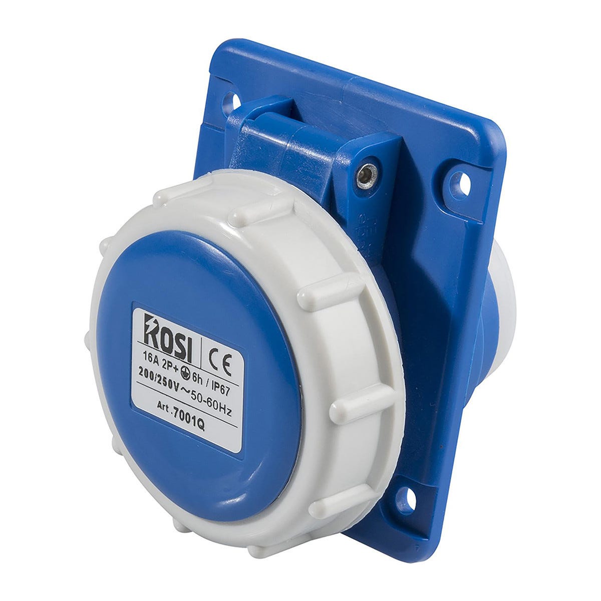 Brennenstuhl Presa Elettrica Industriale a Muro CEE a 5 Poli, Presa Industriale 400V/16A con