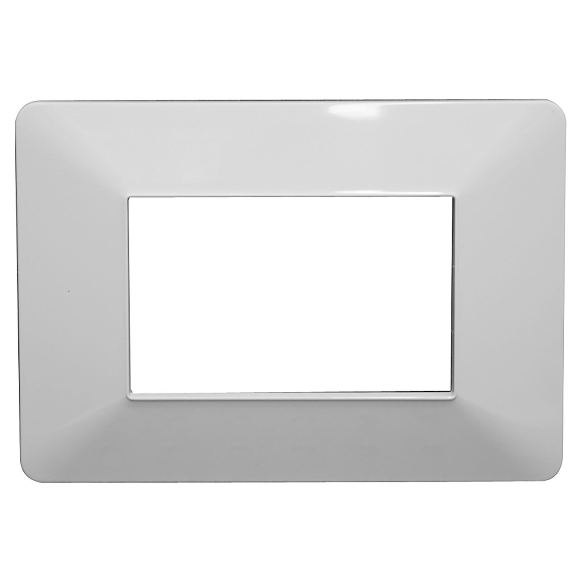 PLACCA 3 POSTI COLORE BIANCA 2CSK0301CH